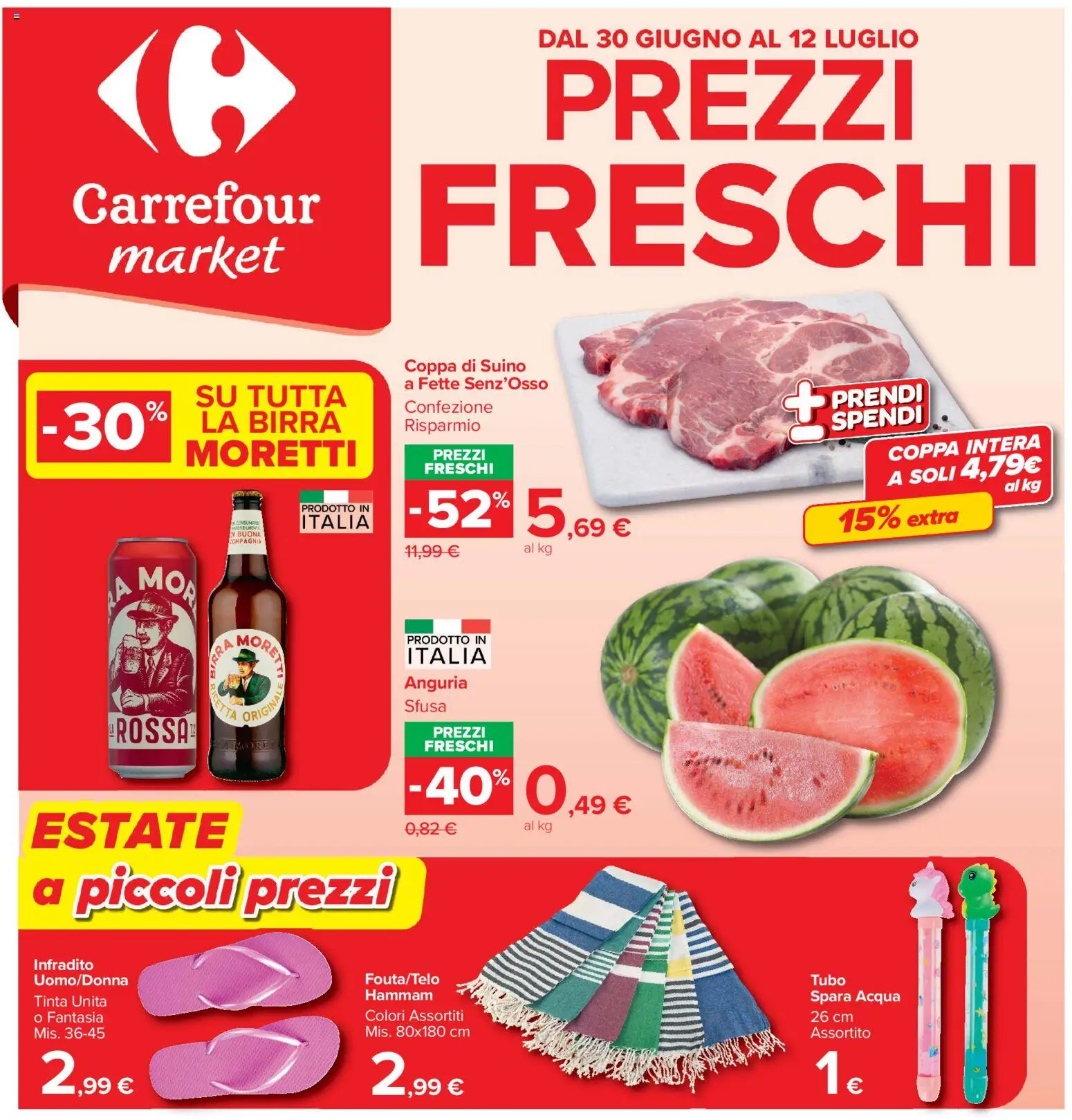 Volantino Carrefour del 30/06/2026 | Pagina: 1