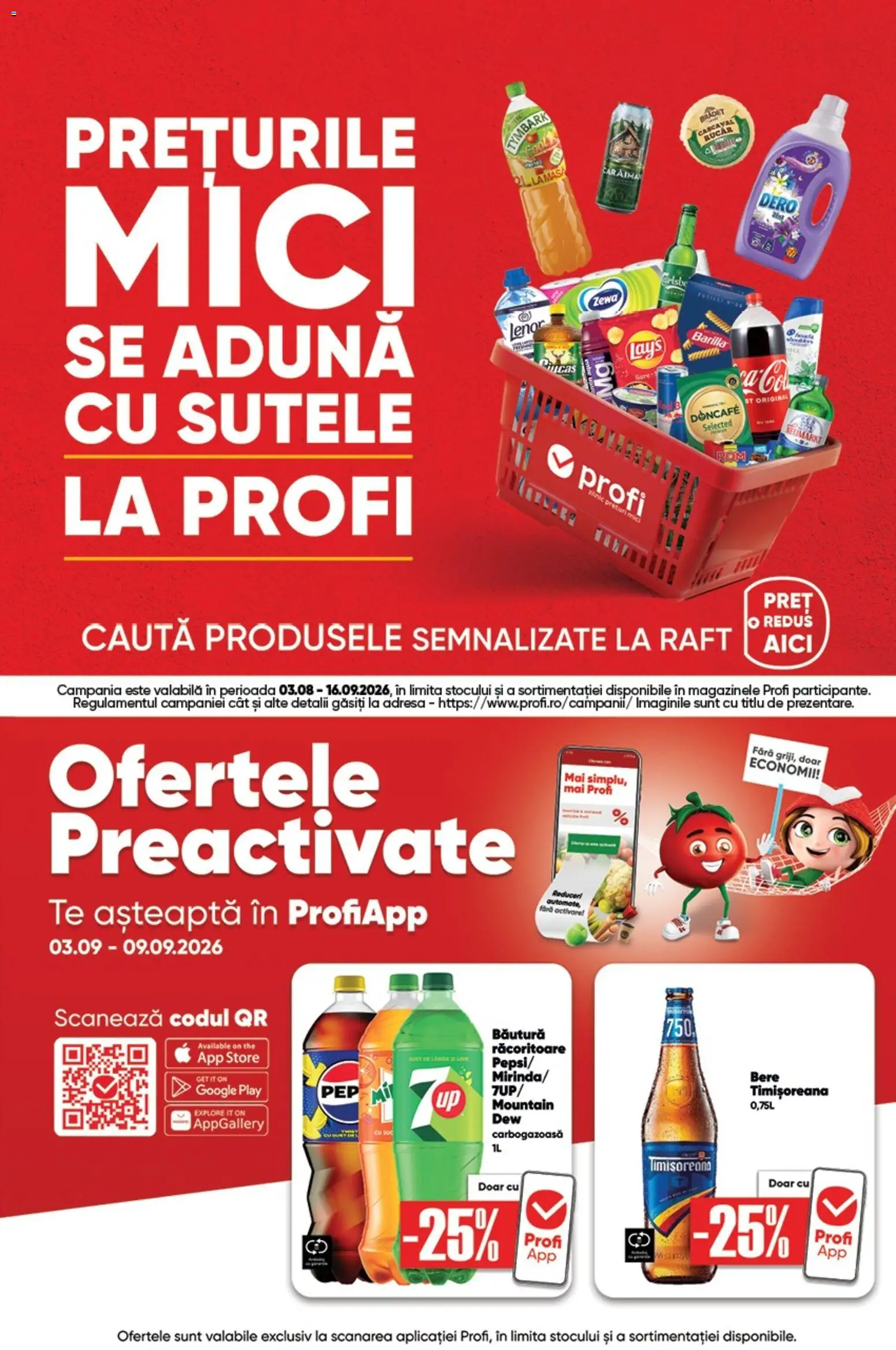 Noul catalog Profi – valabil de la 03.09.2026 | Pagină: 5 | Produse: Raft, Cașcaval, Mici, Doncafe