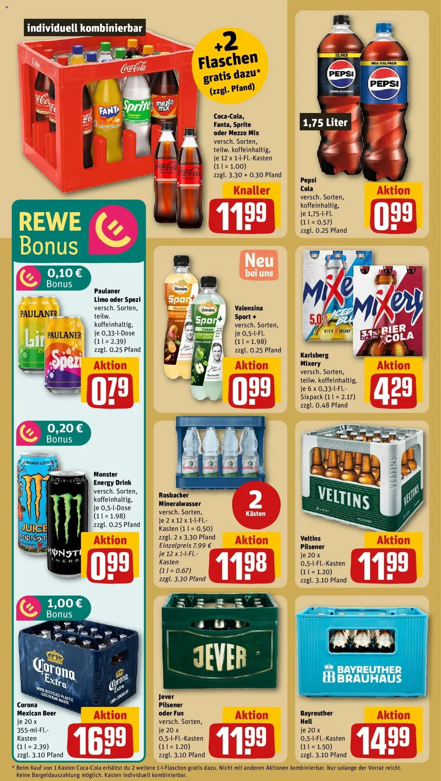 REWE Prospekt ab 04.05.2026 zum Blättern » Angebote | Seite: 26 | Produkte: Sprite, Energy, Jever, Mixery