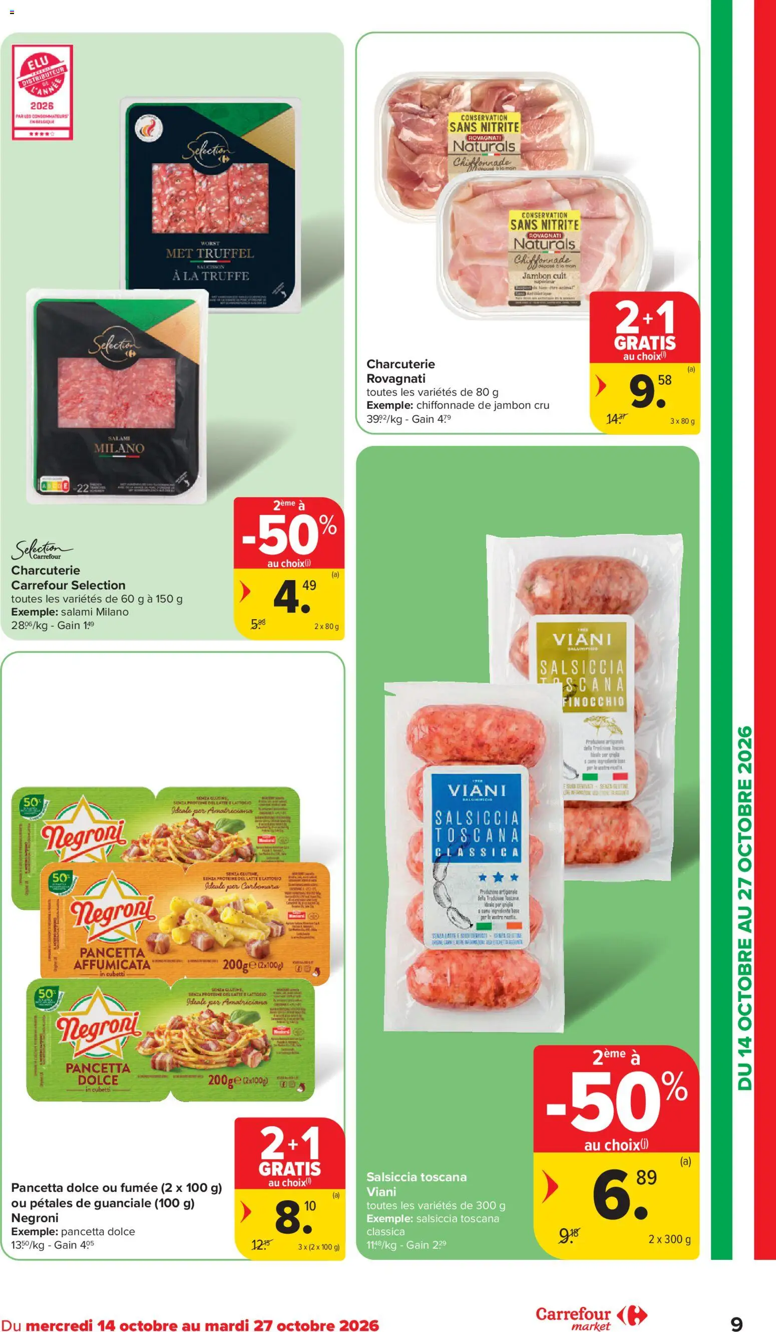 {H1} | Pagina: 9 | Producten: Worst, Pancetta, La, Proteïne