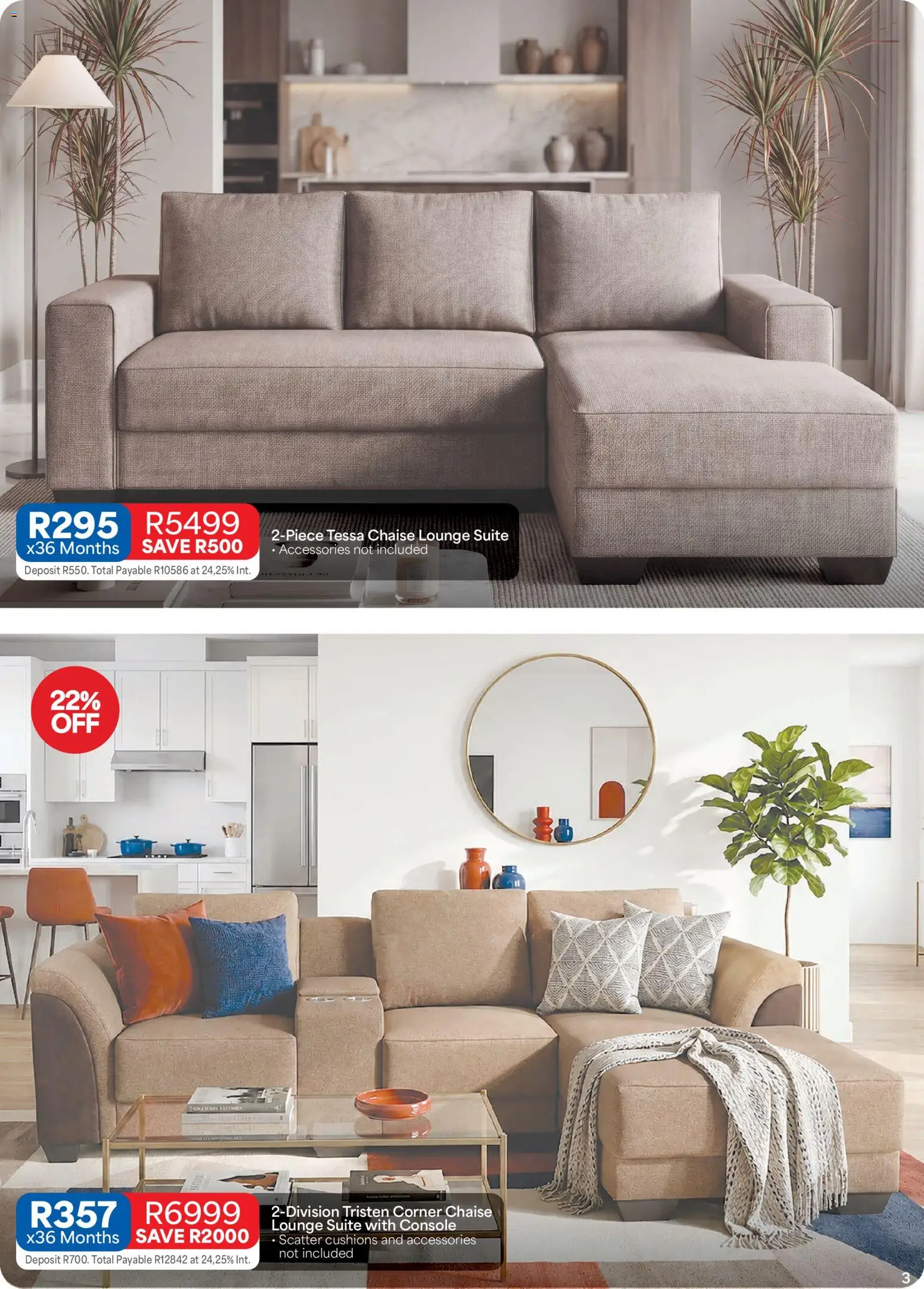 New OK Furniture catalogue – valid from 12/10/2026 | Page: 3 | Products: Lounge suite, Chaise