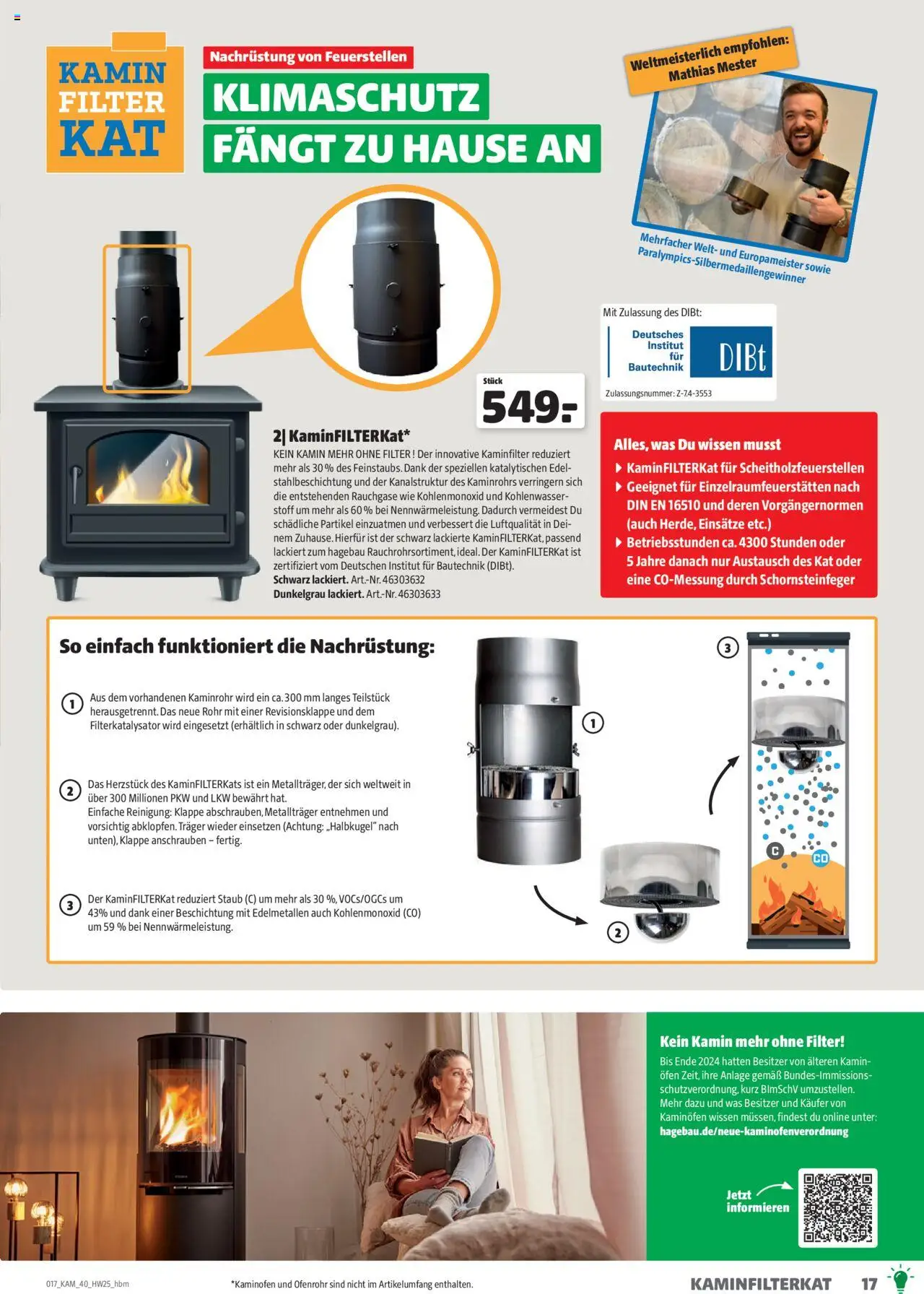 Hagebau Kaminöfen – gültig ab 07.07.2025 | Seite: 17 | Produkte: Ofen, Kamin, Kaminofen