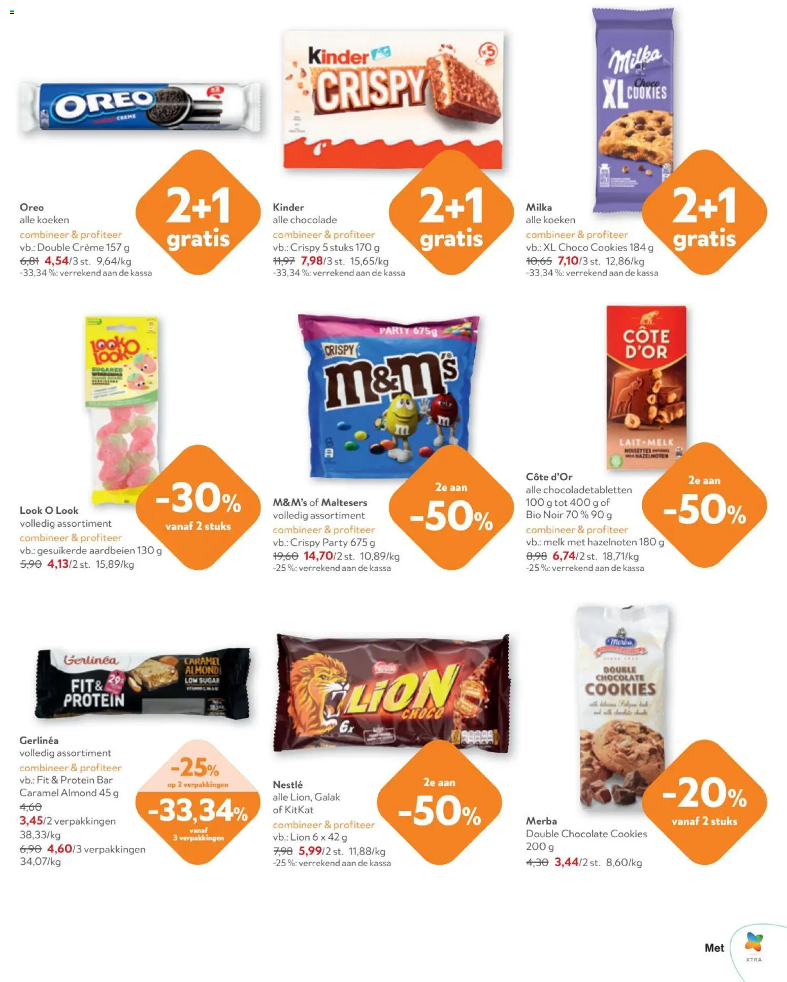 {H1} | Pagina: 17 | Producten: Oreo, Kinder, Hazelnoten, Crème
