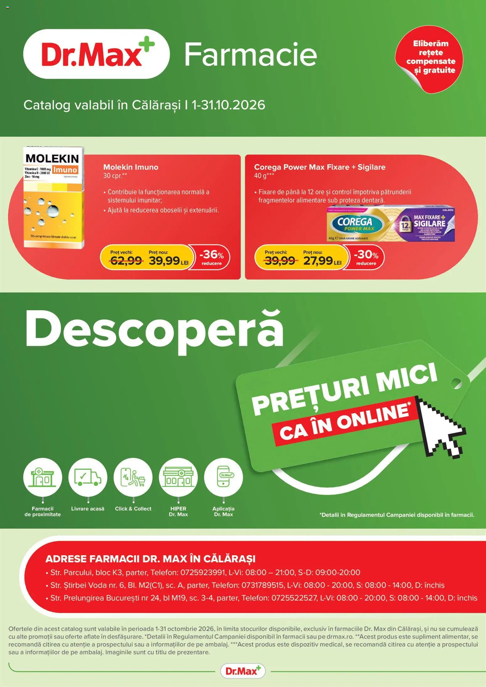 Noul catalog Dr.Max – valabil de la 01.10.2026 | Pagină: 1