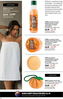 Preview of Oriflame - Offers valid from 17.06.2026 | Page: 116 | Products: Shower, Body cream, Soap, Oil