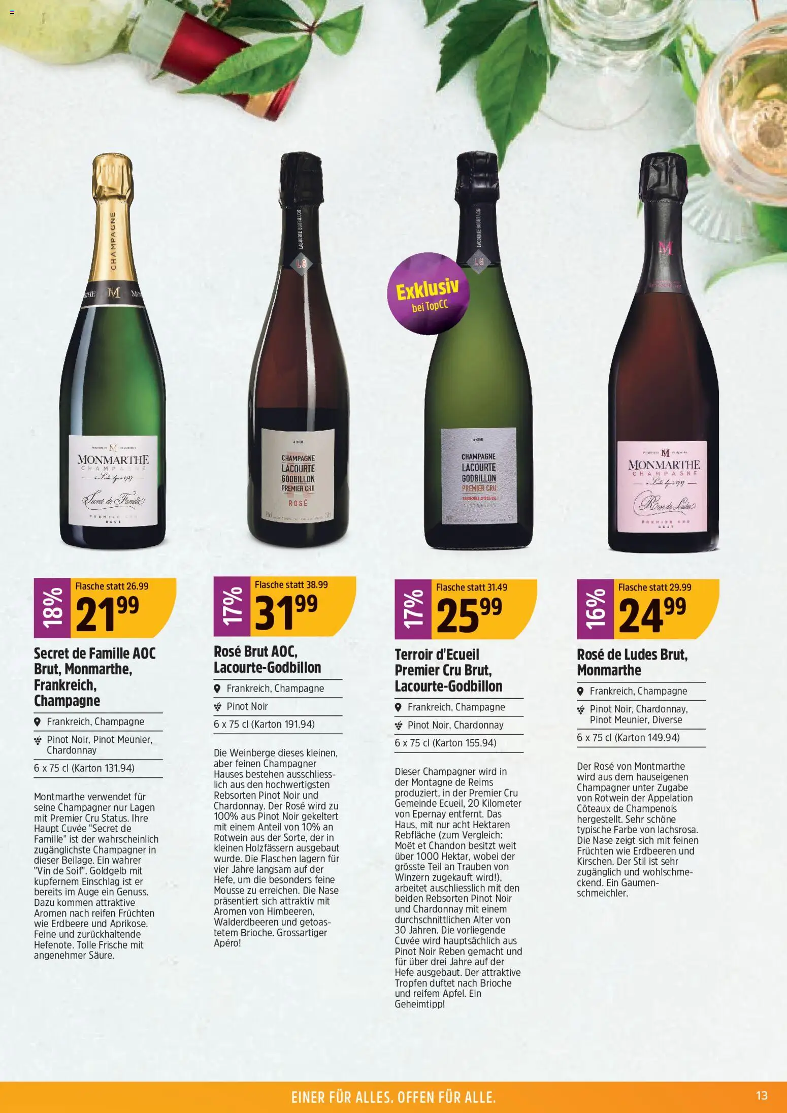 TopCC aktionen Sommer Weinfestival – gültig ab 22.06.2026 | Seite: 13 | Produkte: Rotwein, Erdbeeren