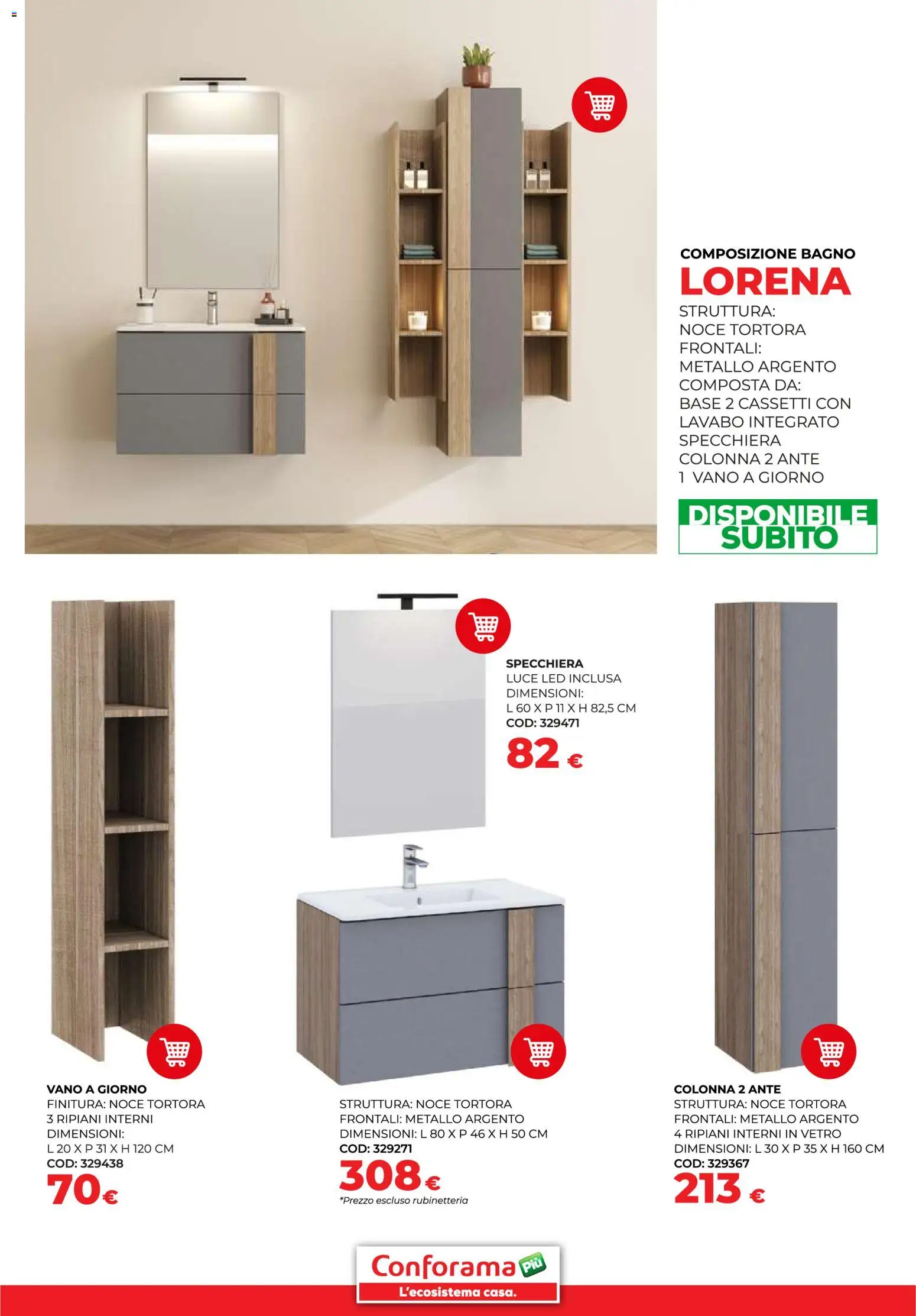 Volantino Conforama del 30/01/2026 | Pagina: 7 | Prodotti: Bagno