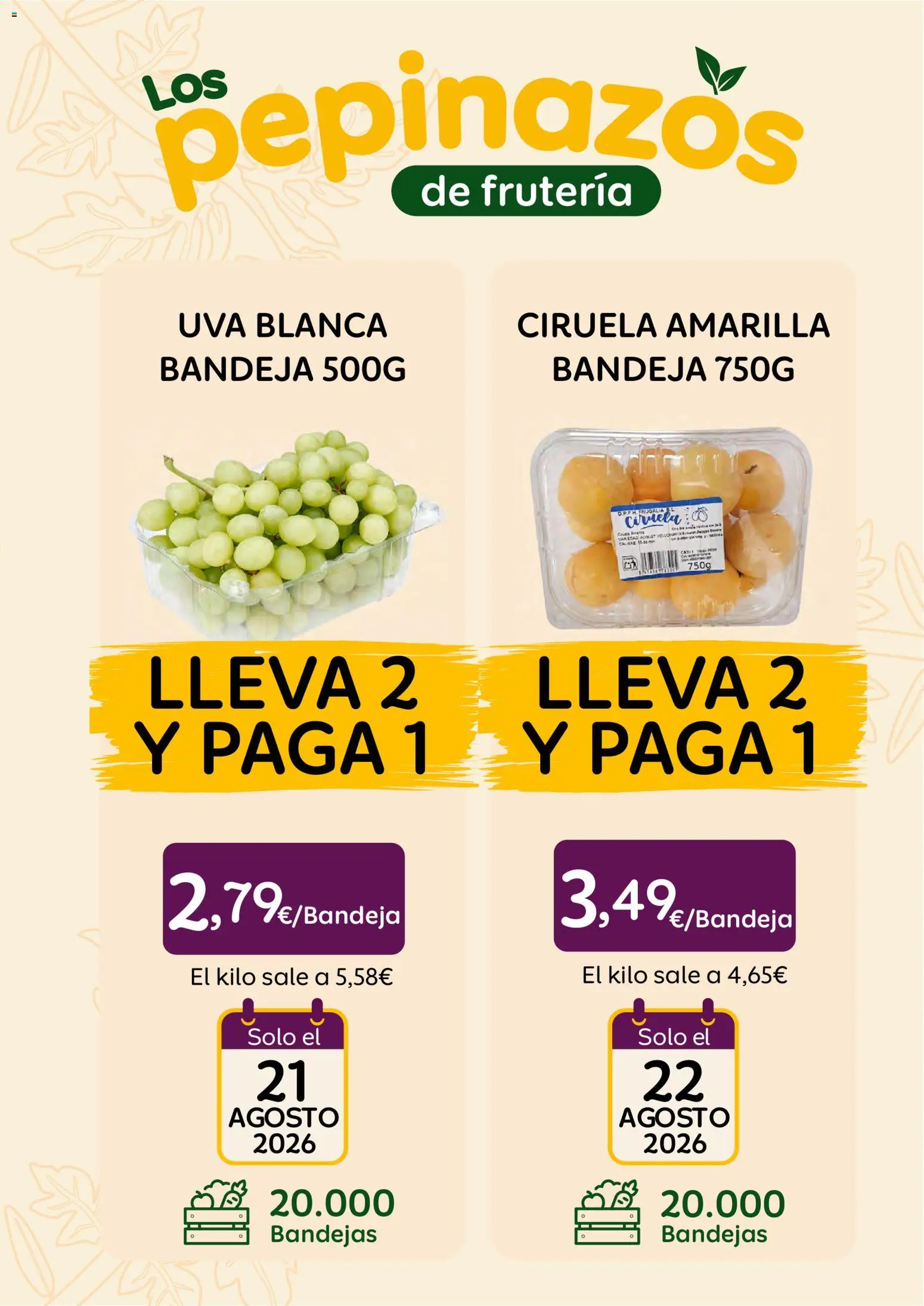 AhorraMas folleto │ válido desde el 20/08/2026 | Página: 5 | Productos: Bandeja