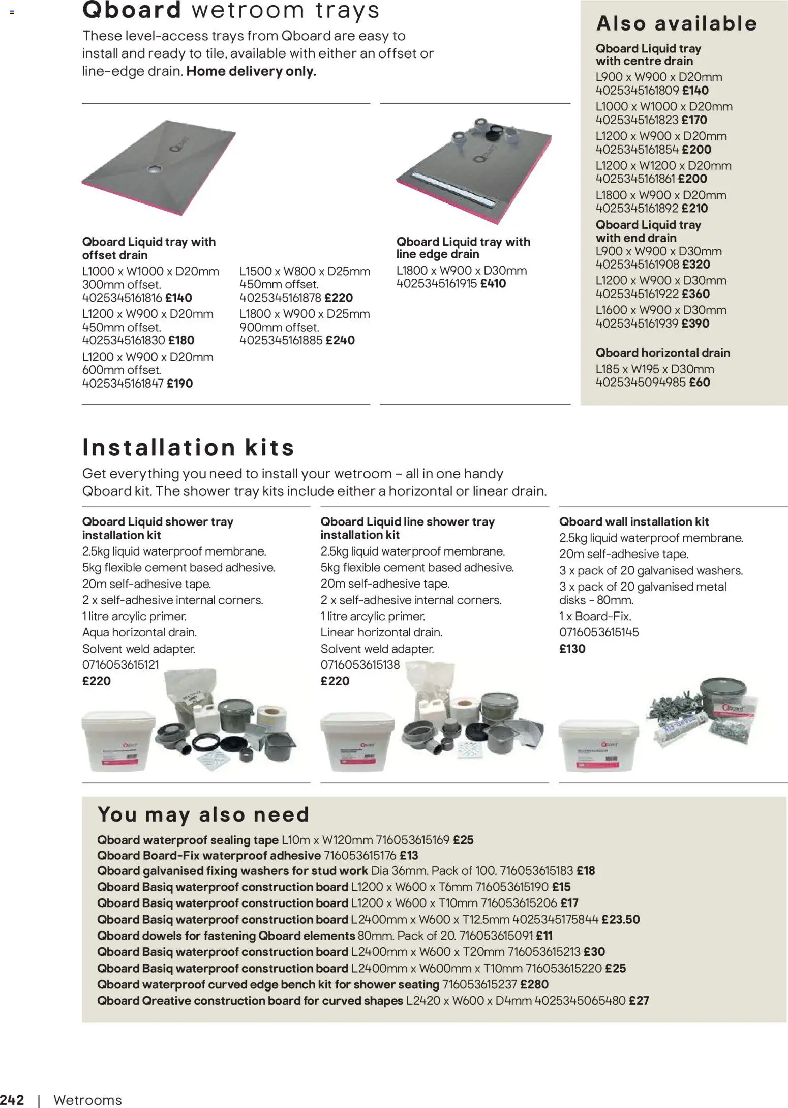 {H1} | Page: 243 | Products: Shower, Cement