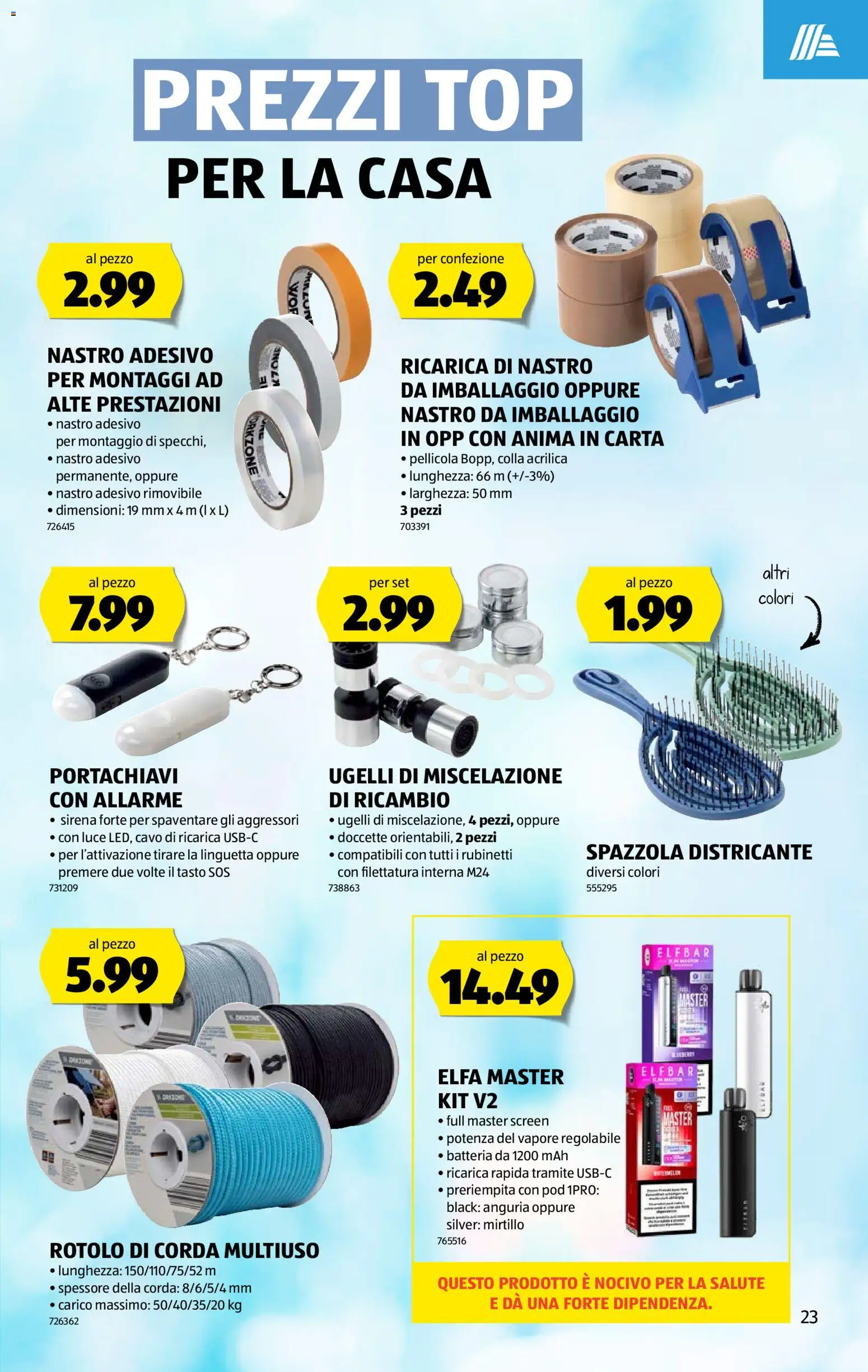 Aldi aktionen IT – gültig ab 13.08.2026 | Seite: 23 | Produkte: Top, Mixer