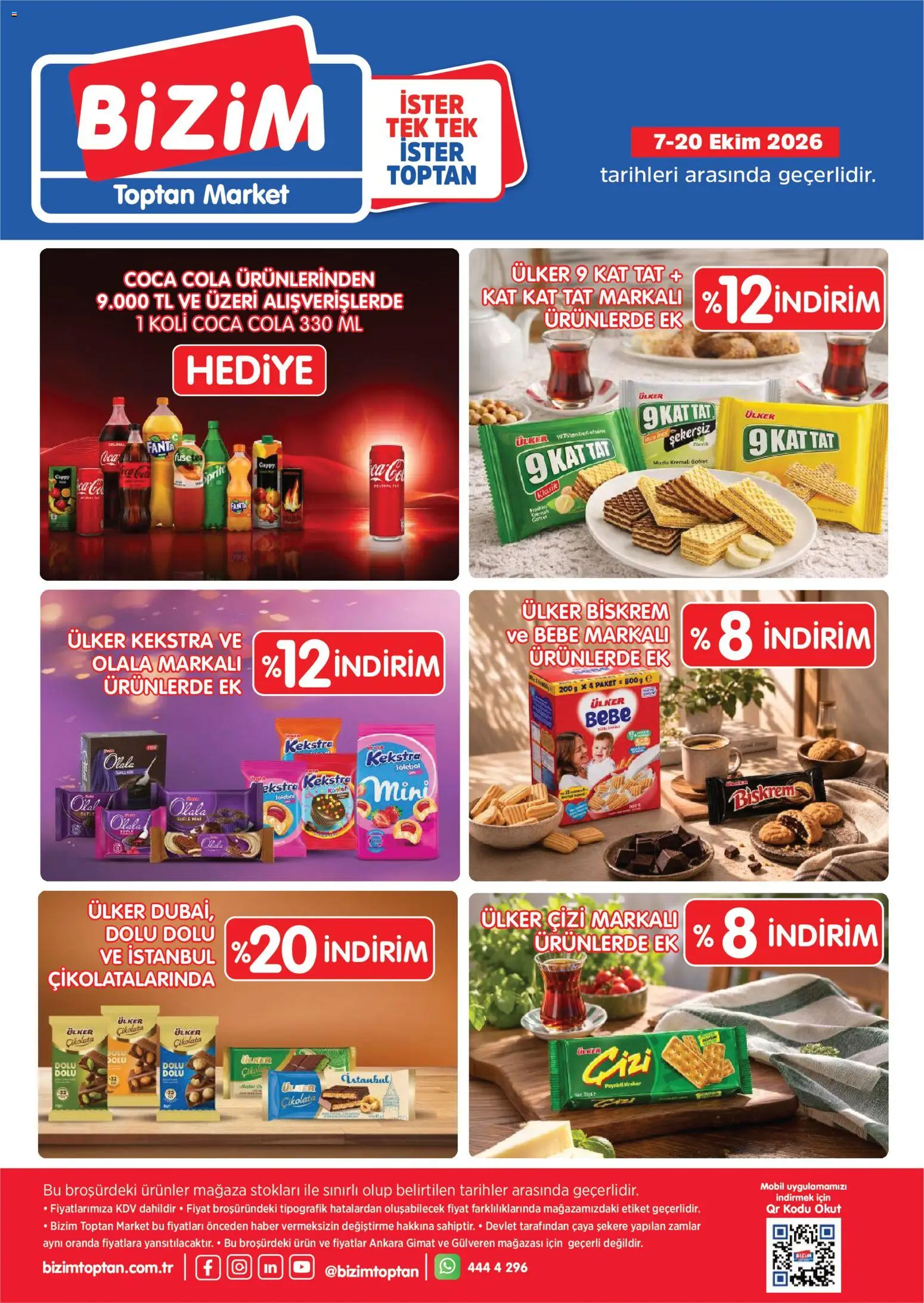 Bizim Toptan - Geleneksel kanal kataloğu - 07 Ekim 2026 tarihinden itibaren geçerlidir | Sayfa: 2 | Ürünler: Gofret, Çikolata, Fanta, Sprite