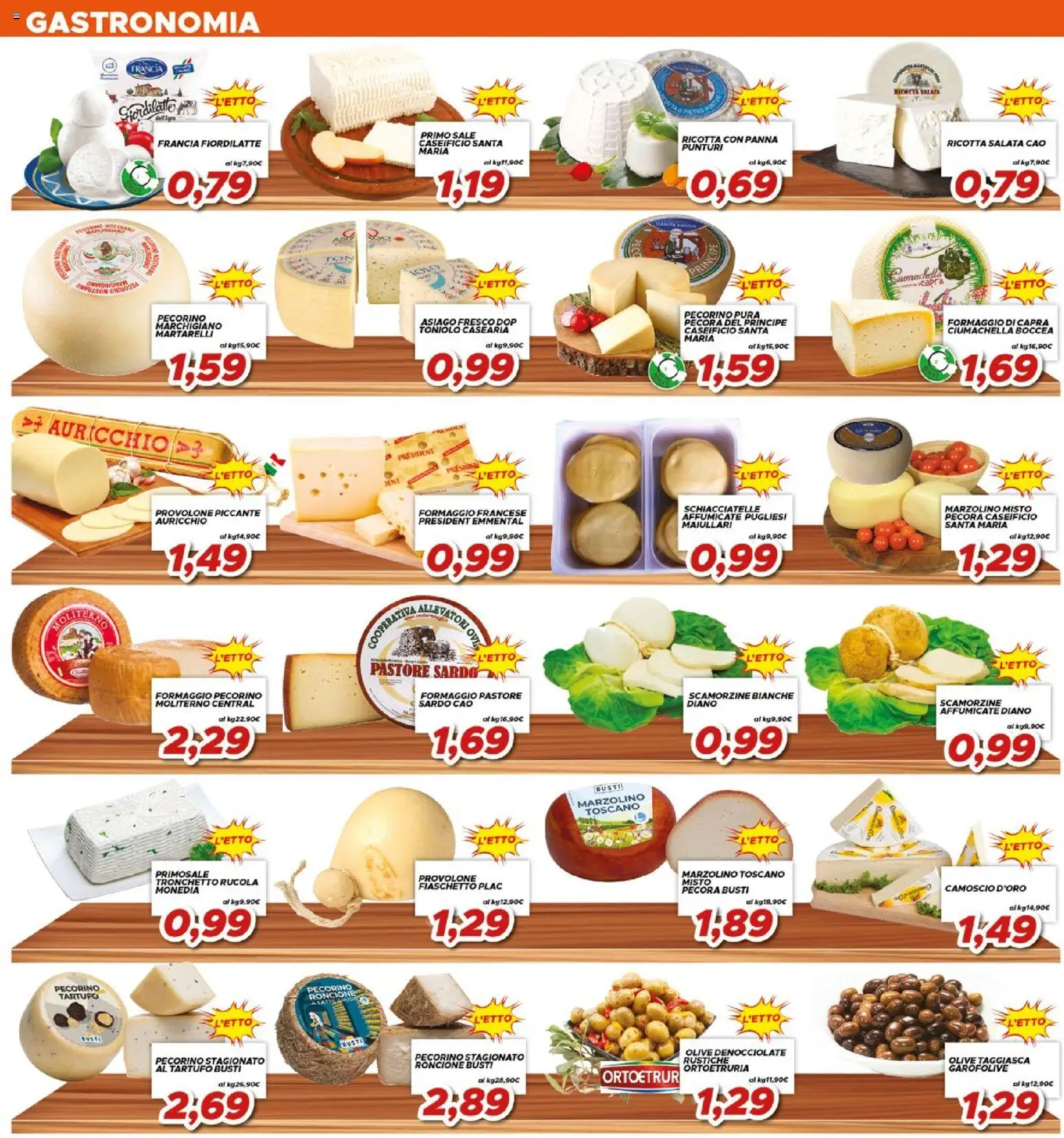 Volantino Ma Supermercati del 10/07/2026 | Pagina: 2 | Prodotti: Provolone, Panna, Sale, Formaggio