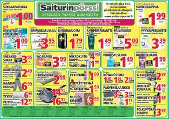 Saiturinpörssi-mainoslehti voimassa 14.05.2026 alkaen