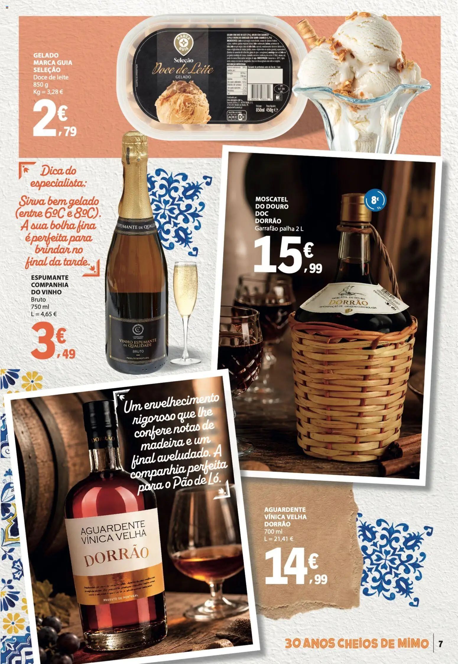 E.Leclerc - Folheto da Nossa Marca │ válido de 01/08/2026 | Página: 7 | Produtos: Gelado, Leite, Chocolate, Milho