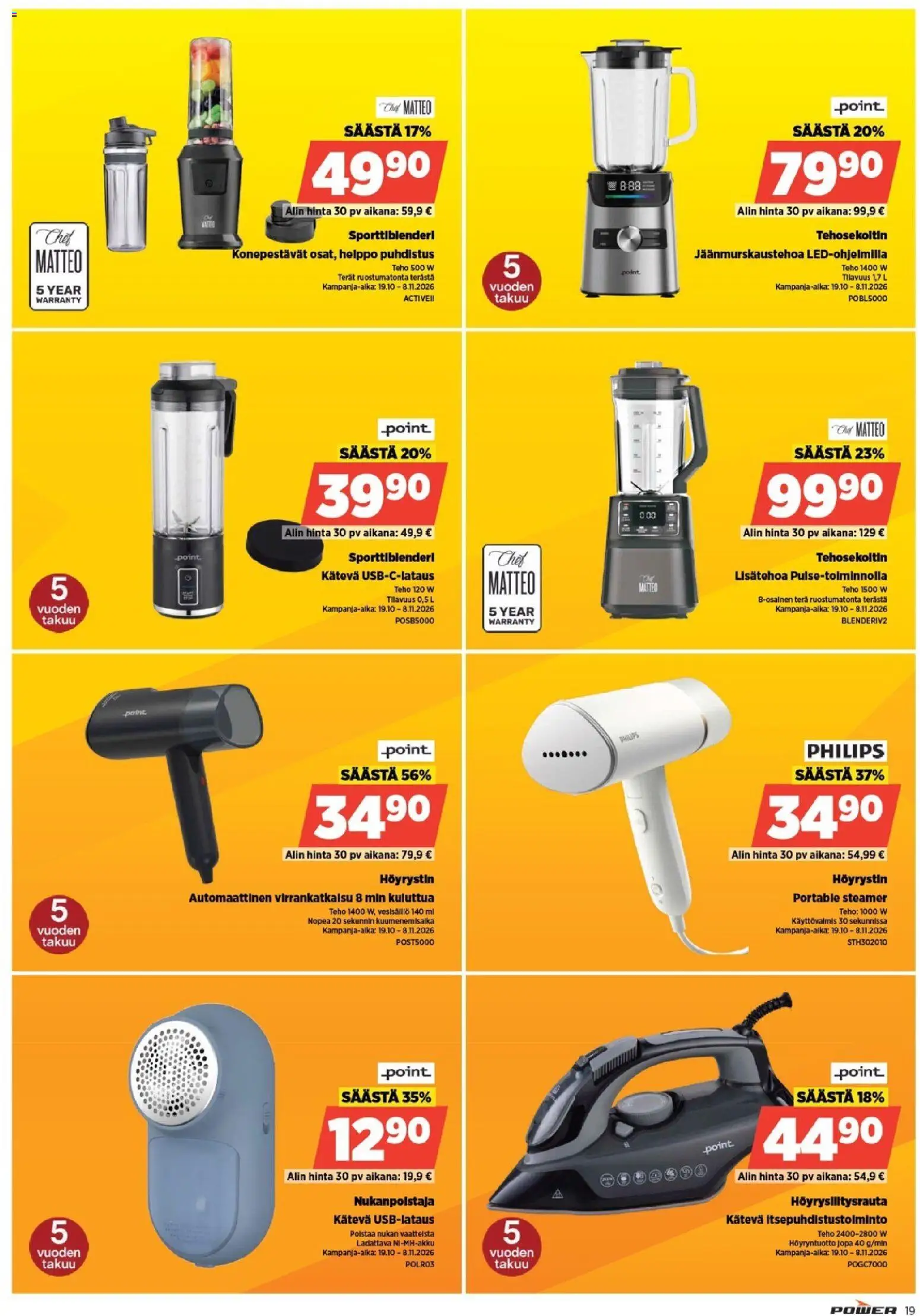 Power tarjoukset – voimassa 19/10/2026 alkaen | Sivu: 19