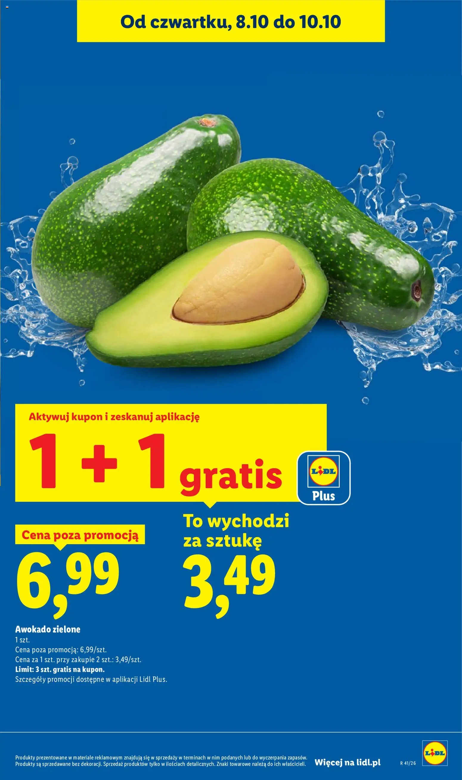 Lidl gazetka od 08.10.2026 | Strona: 17 | Produkty: Awokado