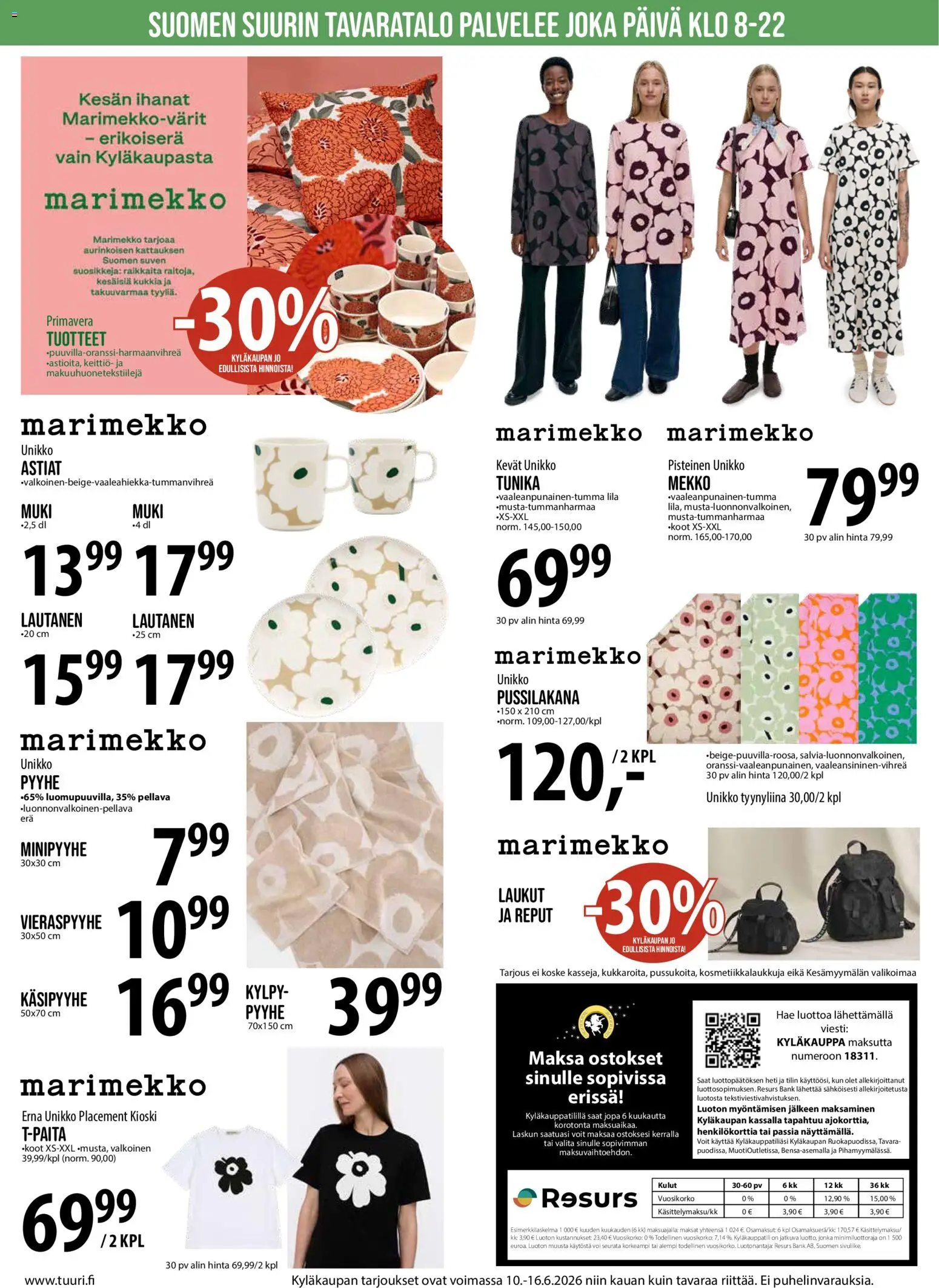 Tuuri tarjoukset – voimassa 10.06.2026 alkaen | Sivu: 5 | Tuotteet: Pyyhe, Muki, Keittiö, Lautanen