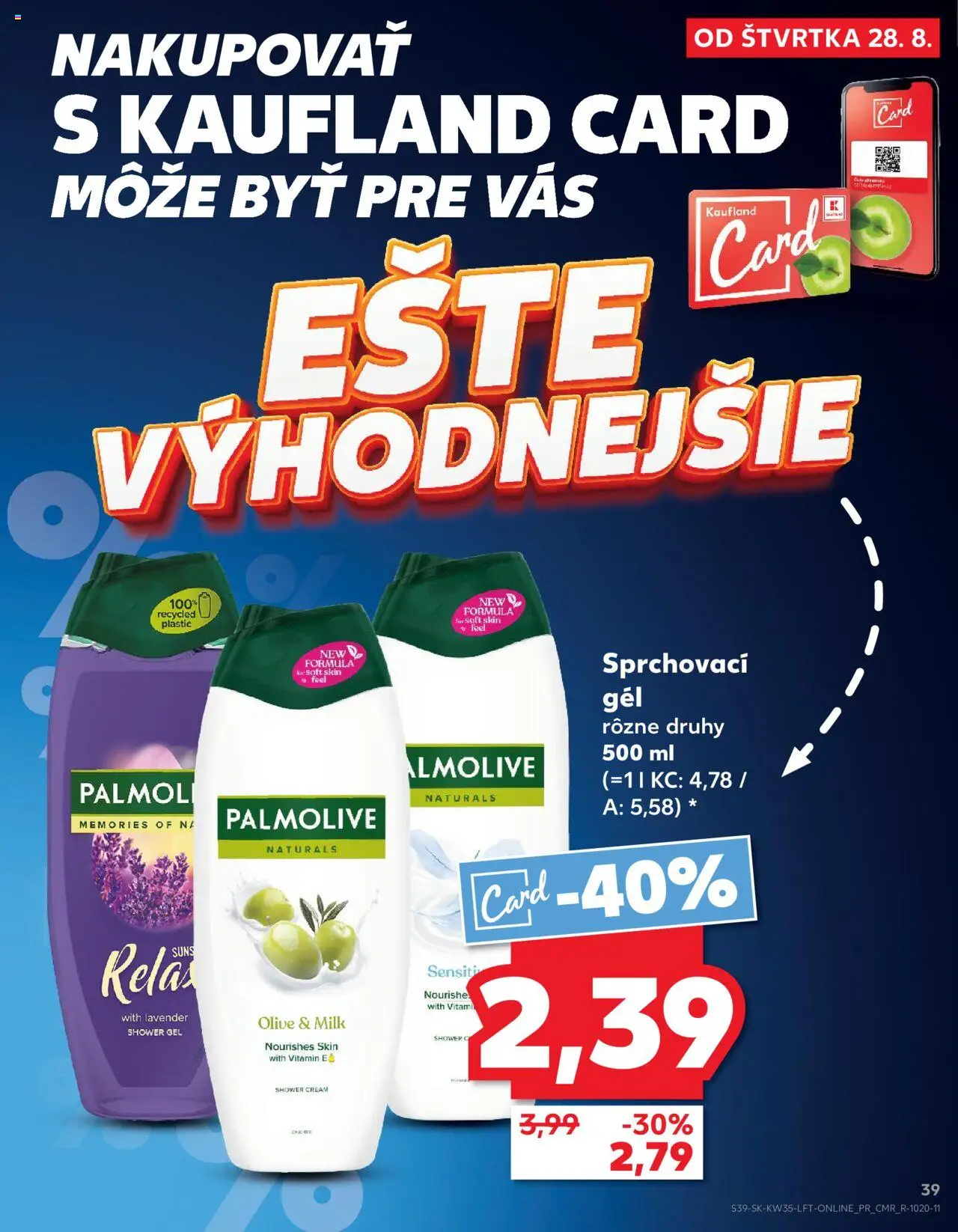 Nové Kaufland akcie – leták je platný od 28.08.2025 | Strana: 39