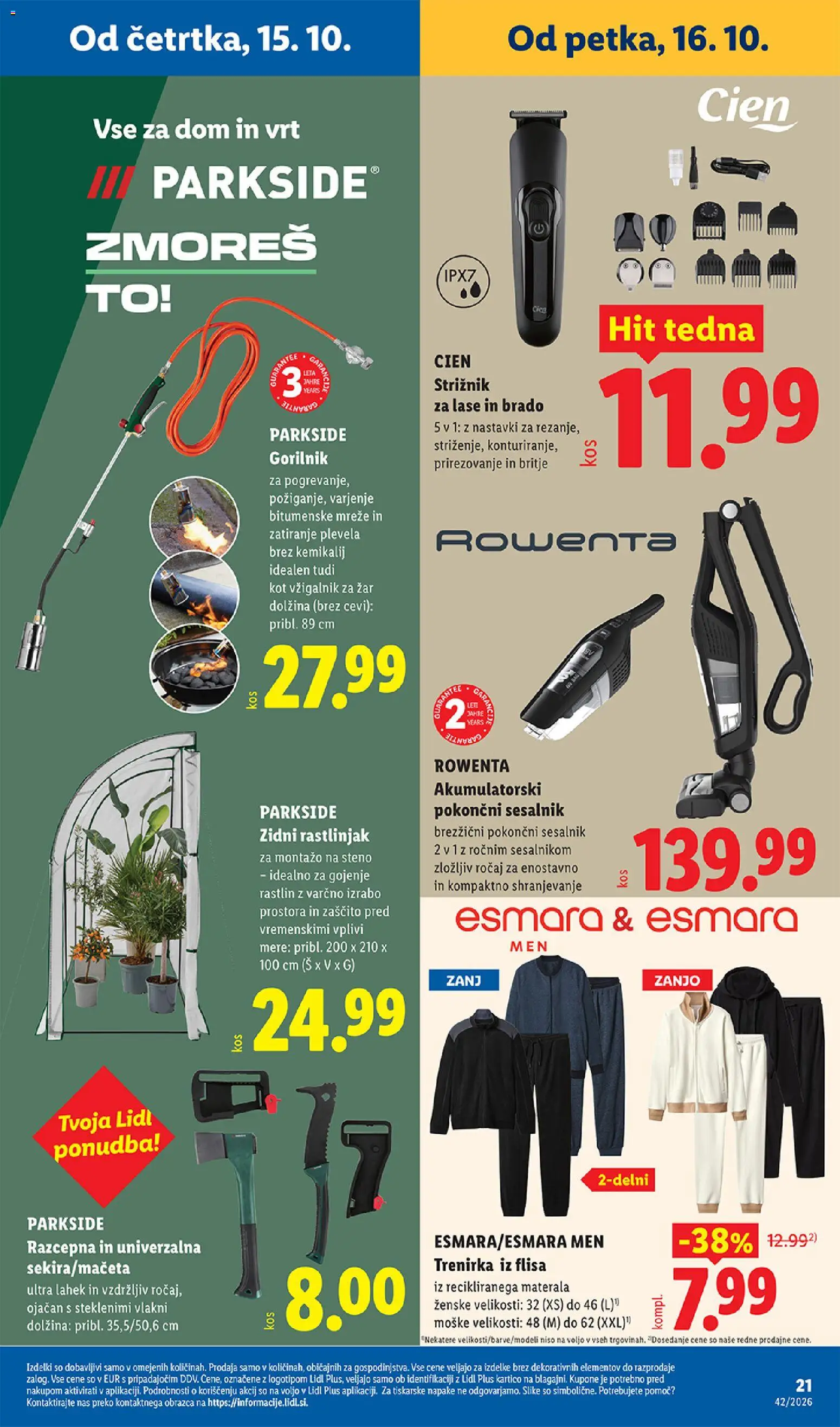 Novi Lidl katalog ponudbe – veljaven od 15.10.2026 | Stran: 43
