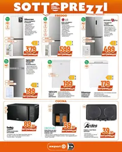 Anteprima del volantino Ipercoop volantino Expert valido a partire dal 16/07/2026 | Pagina: 6 | Prodotti: Microonde, Friggitrice ad aria, Congelatore, Forno