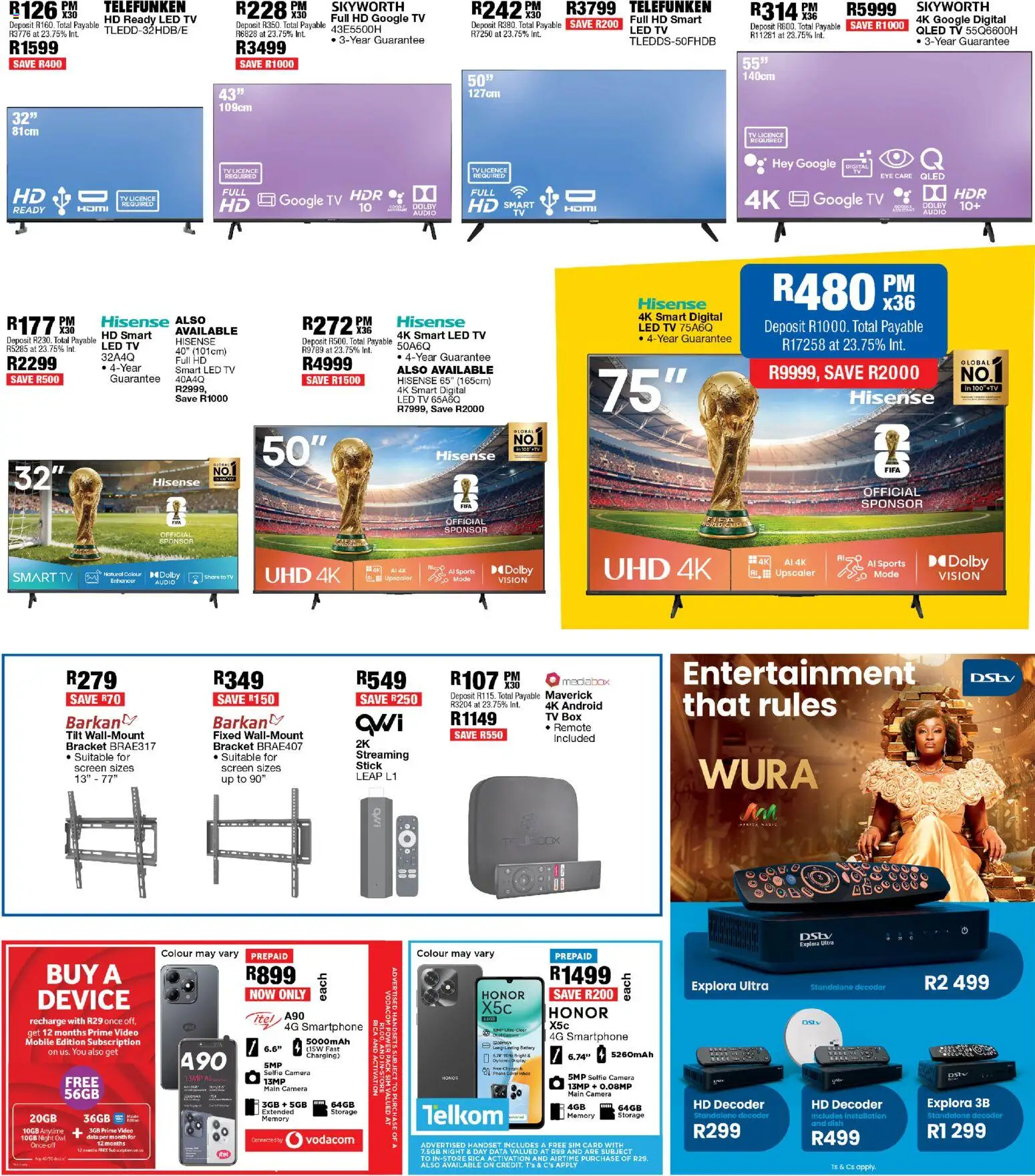 New OK Furniture catalogue – valid from 11.05.2026 | Page: 4 | Products: Phone, Smartphone, Decoder, Box