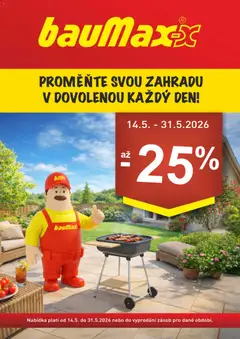 Náhled letáku BAUMAX leták - Zahrada od 14.05.2026