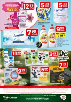 Pogląd oferty "Top Market gazetka" - ważna od 23.04.2026 | Strona: 12 | Produkty: Top, Papier toaletowy, Talerze, Perfumy