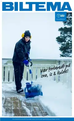 Forhåndsvisning av Biltema kundeavis Snø is vinterutstyr gyldig fra 04/10/2026
