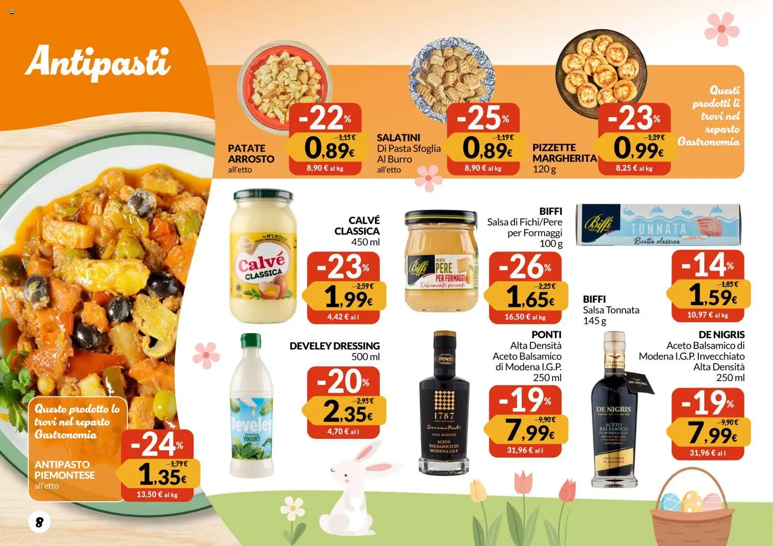 Volantino Galassia del 12.03.2026 | Pagina: 8 | Prodotti: Pasta sfoglia, Salsa, Burro, Aceto