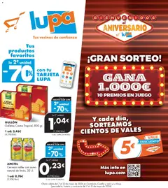 Vista previa Lupa Supermercados folleto válido desde el 07.05.2026