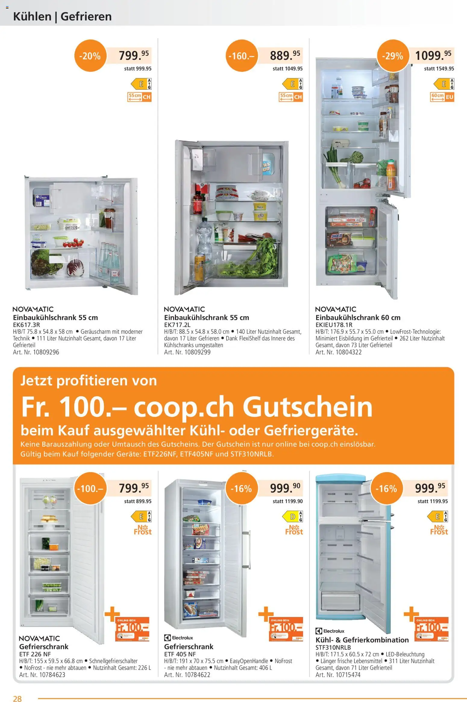 Fust aktionen – gültig ab 01.05.2026 | Seite: 28 | Produkte: Snickers, Gefrierschrank