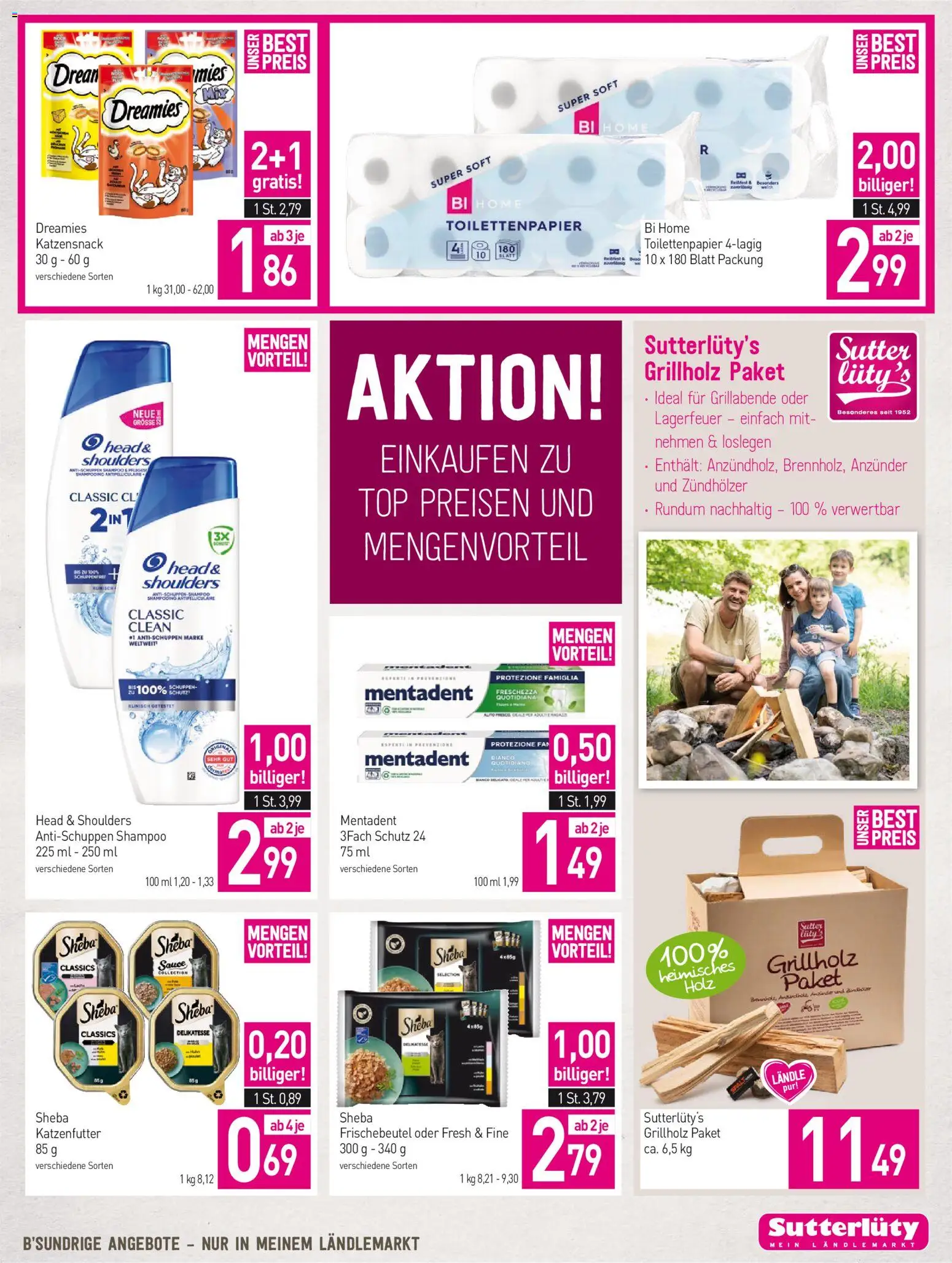 Sutterlüty Flugblatt gültig ab 04.06.2026 | Seite: 23 | Produkte: Shampoo