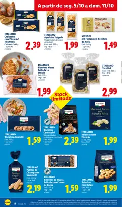 Pré-visualização ITALIAMO Biscoitos Cantuccini, Nas variedades:, amêndoa ou chocolate, Emb. 300 g válido de 05/10/2026 | Página: 18