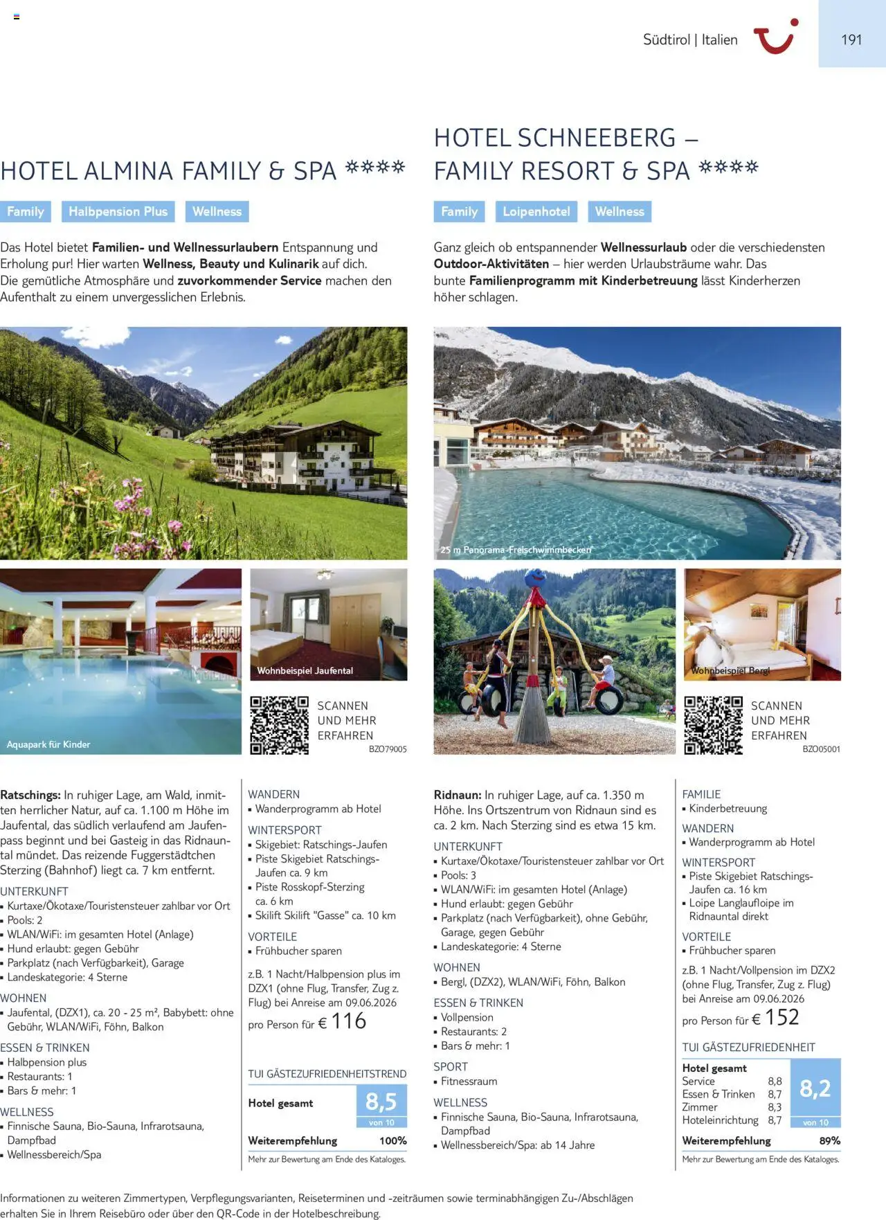 TUI Urlaub mit eigener Anreise 2025/26 – gültig ab 01.11.2025 | Seite: 191 | Produkte: Babybett