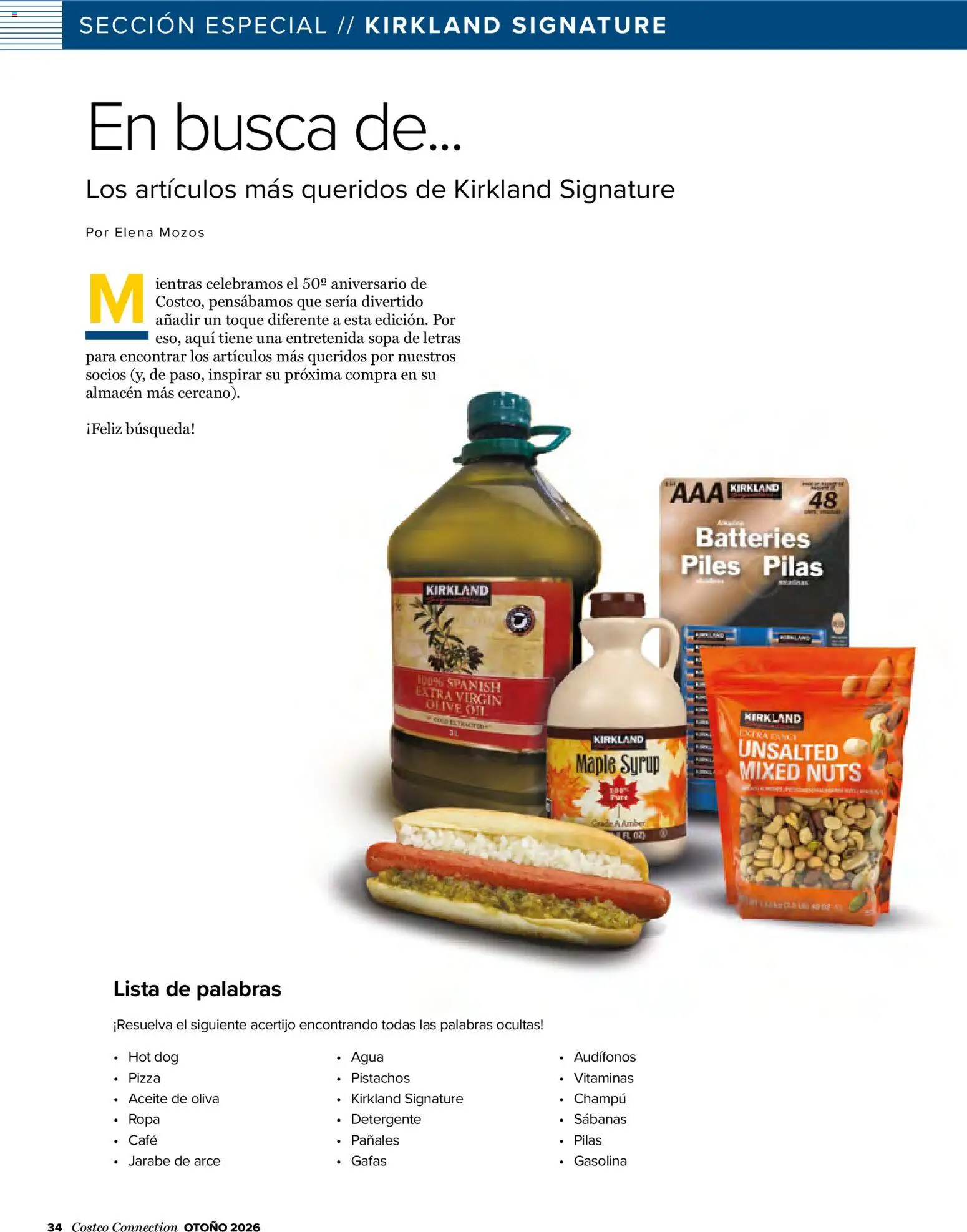 Costco catálogo Otoňo │ válido desde el 14/10/2026 | Página: 34 | Productos: Aceite, Café, Agua, Jarabe