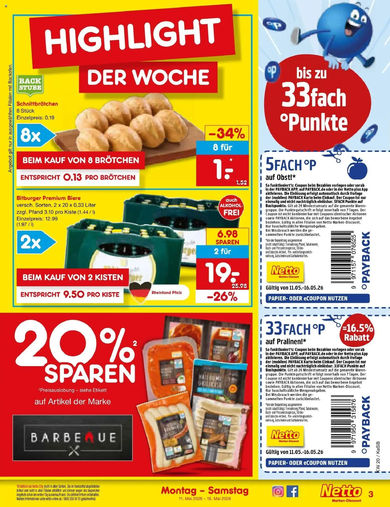 Netto Marken-Discount Prospekt Bonn	 (ab 10.05.2026) » Angebote | Seite: 3