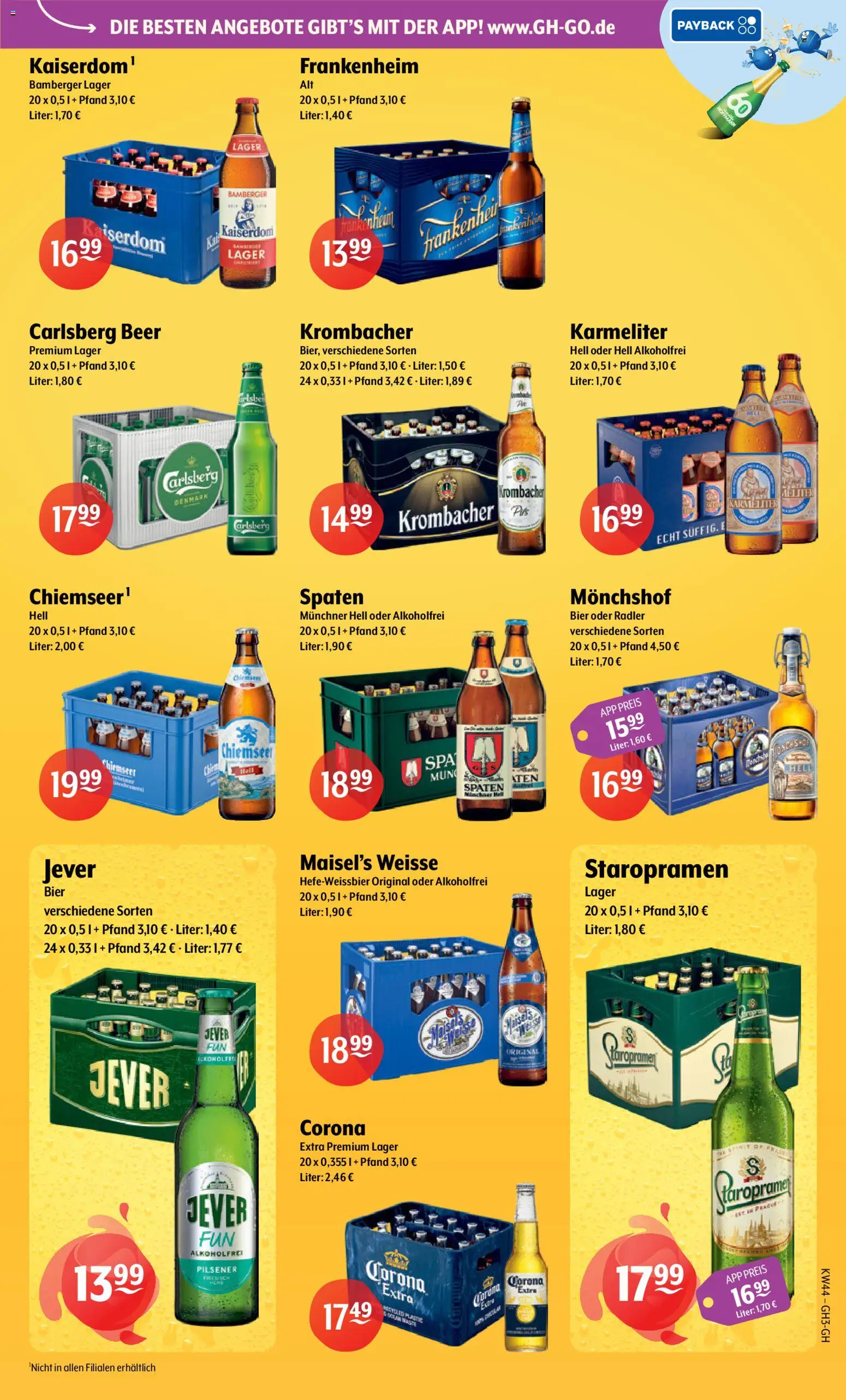 Trink und Spare Prospekt – gültig ab 26.10.2026 | Seite: 7 | Produkte: Carlsberg, Bier, Jever, Krombacher