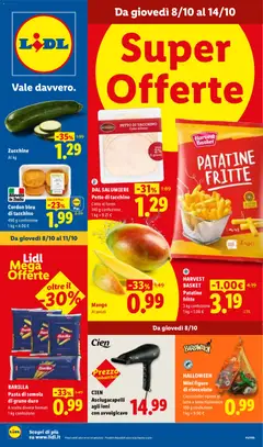 Anteprima del volantino Lidl volantino Sicilia valido a partire dal 08/10/2026