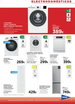 Vista previa Hipercor catálogo válido desde el 30/07/2026 | Página: 39 | Productos: Lavadora, Lavavajillas, Combi