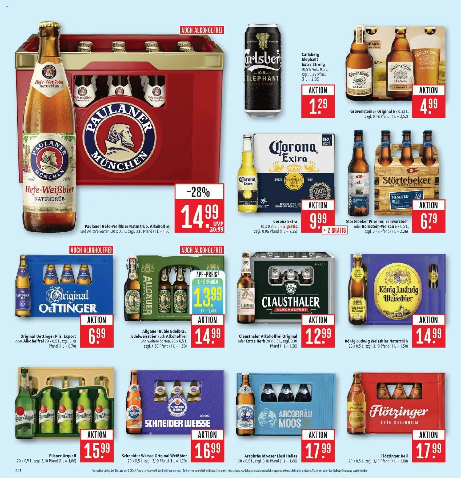 Marktkauf Prospekt Friedrichshafen (ab 05.10.2026) » Angebote online | Seite: 30 | Produkte: Bier, Spezialitäten, Oettinger, Paulaner