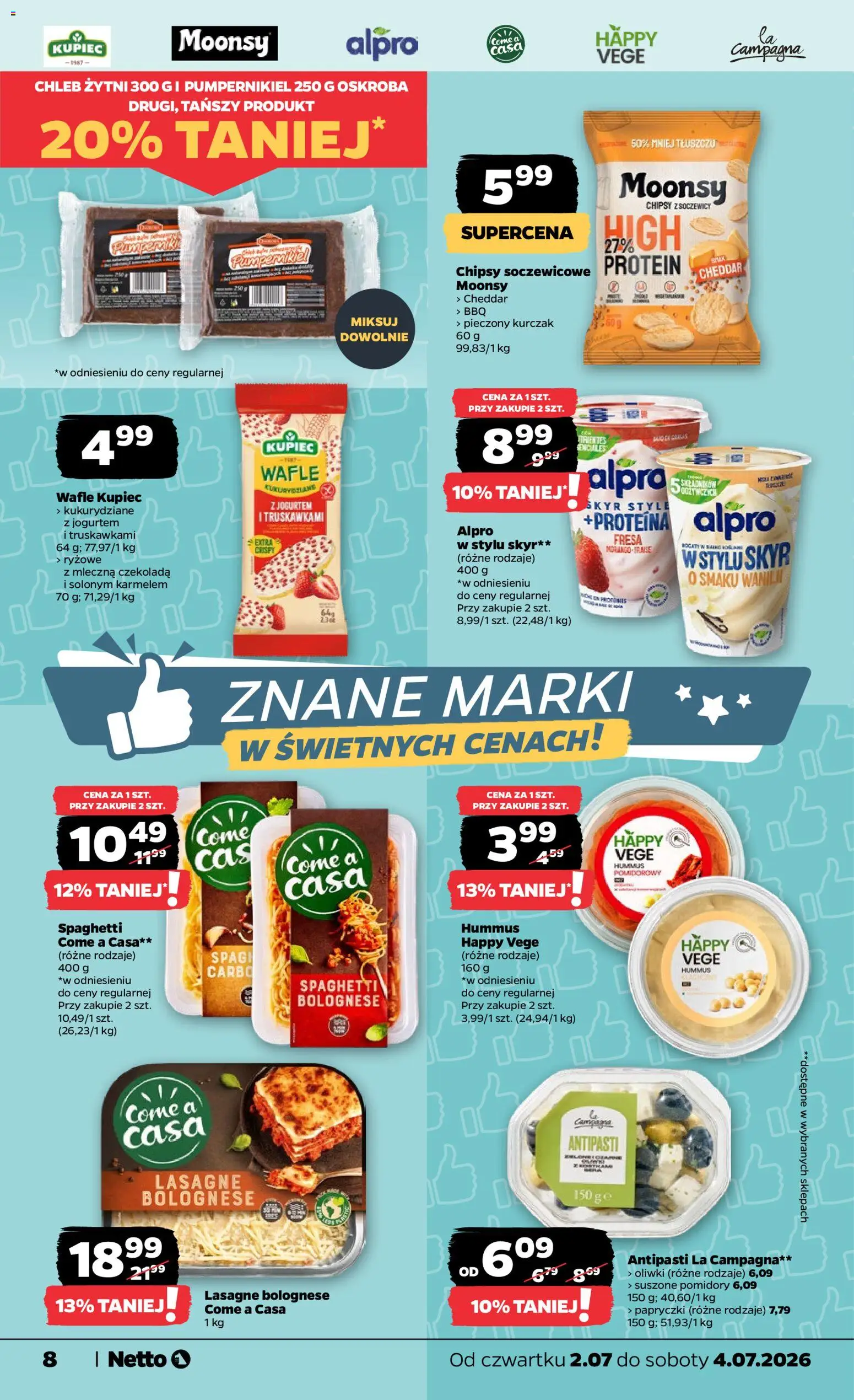 Netto gazetka od czwartku spożywcza od 02.07.2026 | Strona: 8
