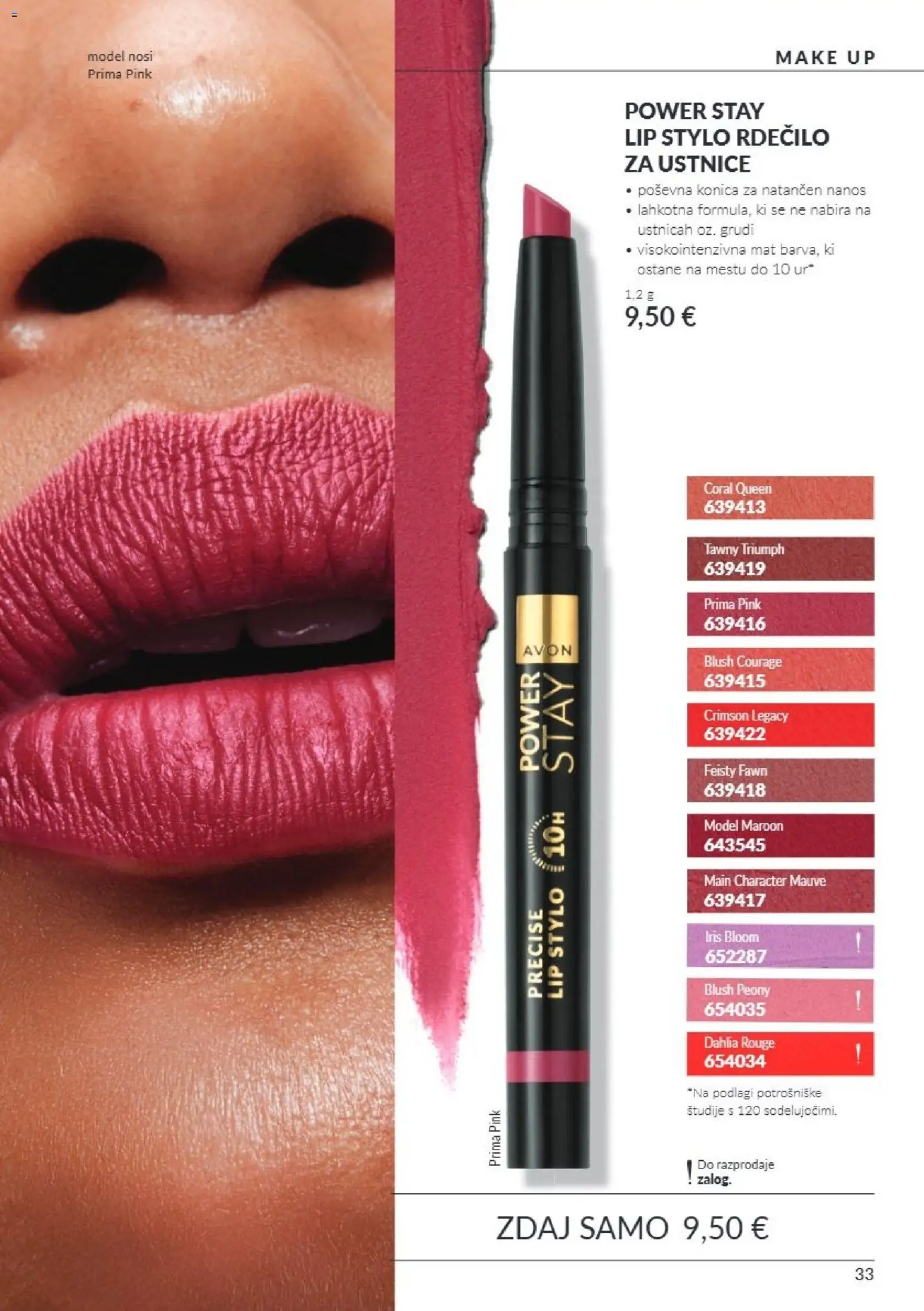 Novi Avon katalog ponudbe – veljaven od 01.10.2026 | Stran: 33 | Izdelki: Rdecilo za ustnice