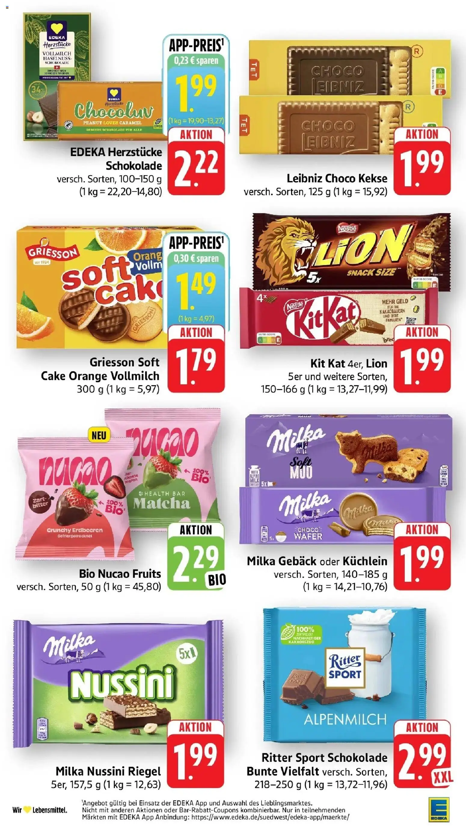 E center Prospekt Laupheim – gültig ab 17.05.2026 | Seite: 30 | Produkte: Schokolade, Milka, Erdbeeren, Kekse