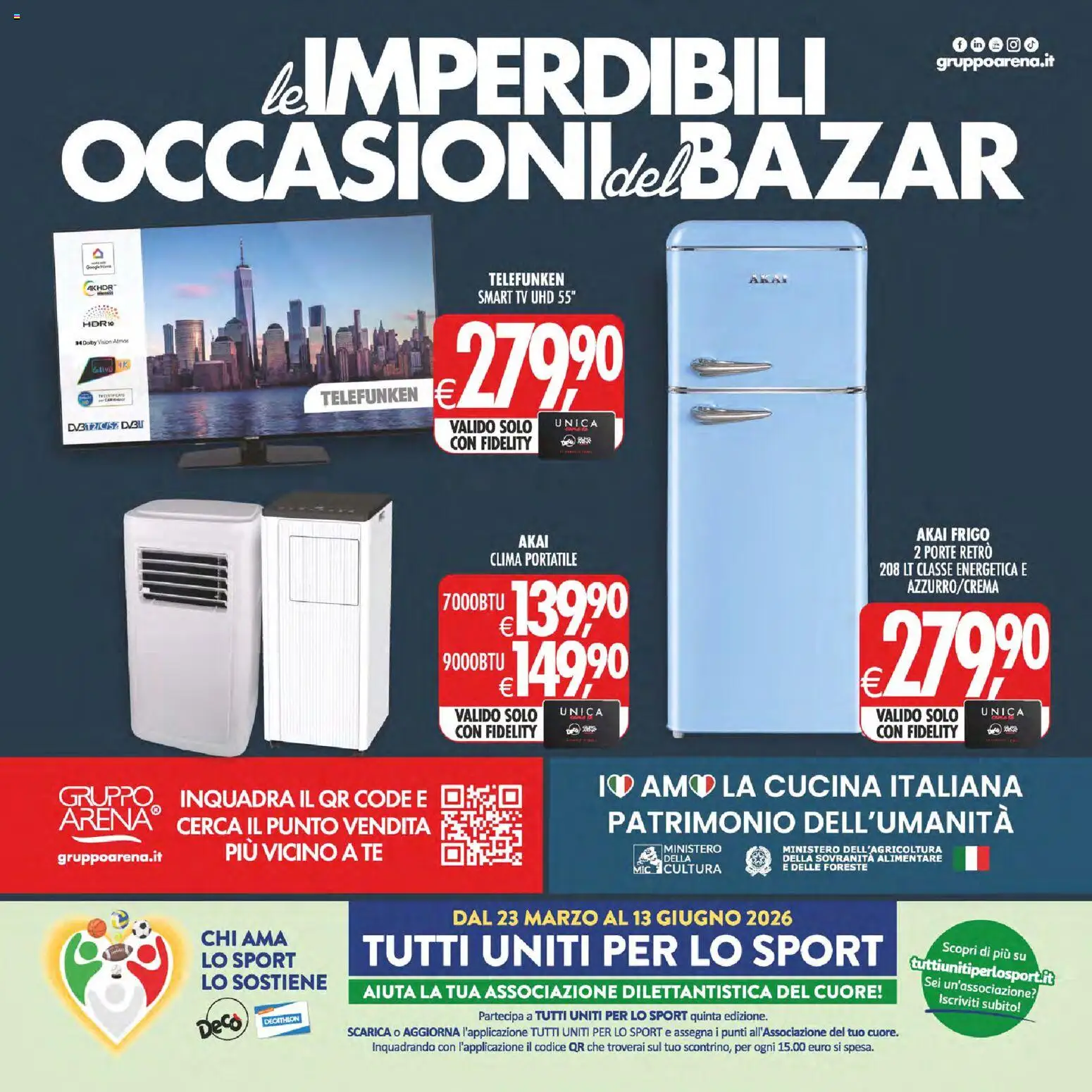 Volantino Decò del 29.05.2026 | Pagina: 40 | Prodotti: Tè, smart TV, TV