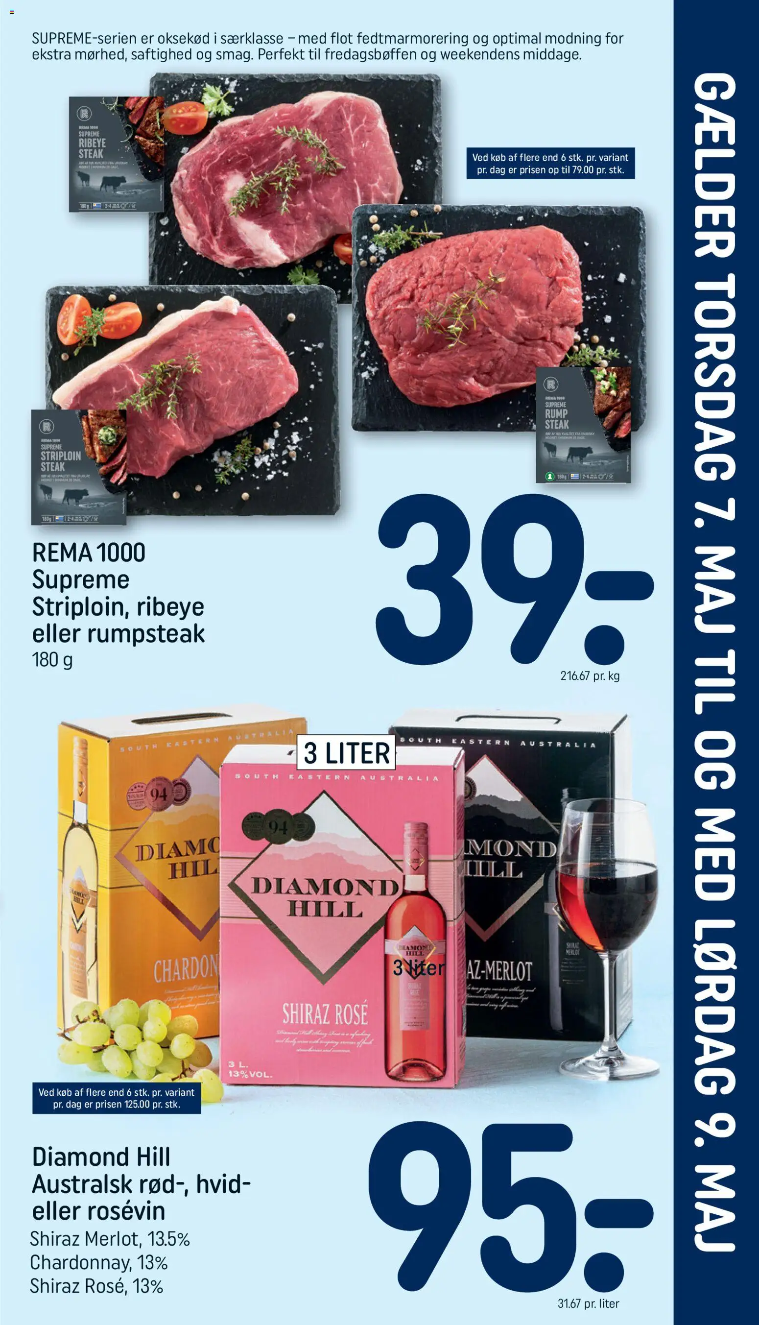 Rema 1000 tilbudsavis – gyldig fra 07.05.2026 | Side: 1 | Produkter: Oksekød