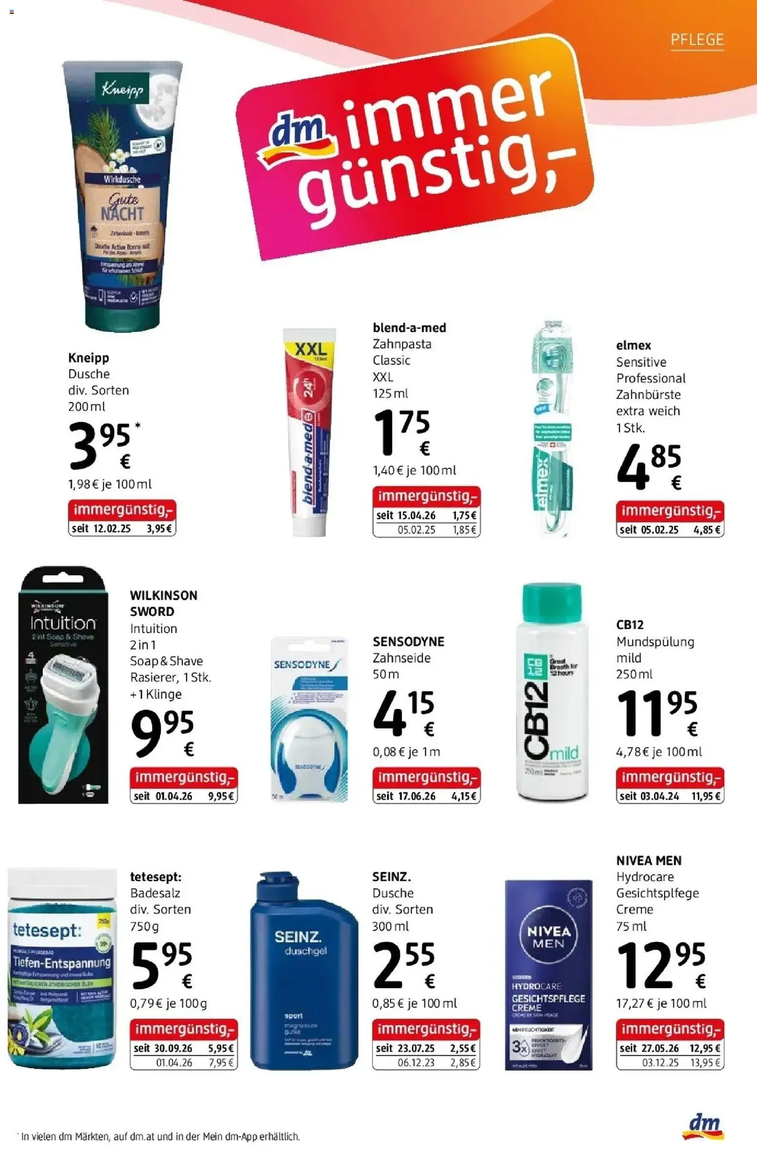 dm drogerie markt Flugblatt  / 2026 von 08.10.2026 - Aktuelle Angebote | Seite: 9 | Produkte: Creme, Duschgel, Zahnpasta, Zahnbürste