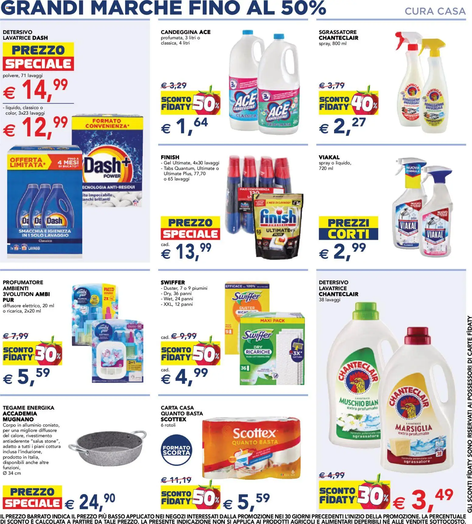 Volantino Esselunga S del 24/09/2026 | Pagina: 10 | Prodotti: Candeggina, Sgrassatore, Basso, Alluminio