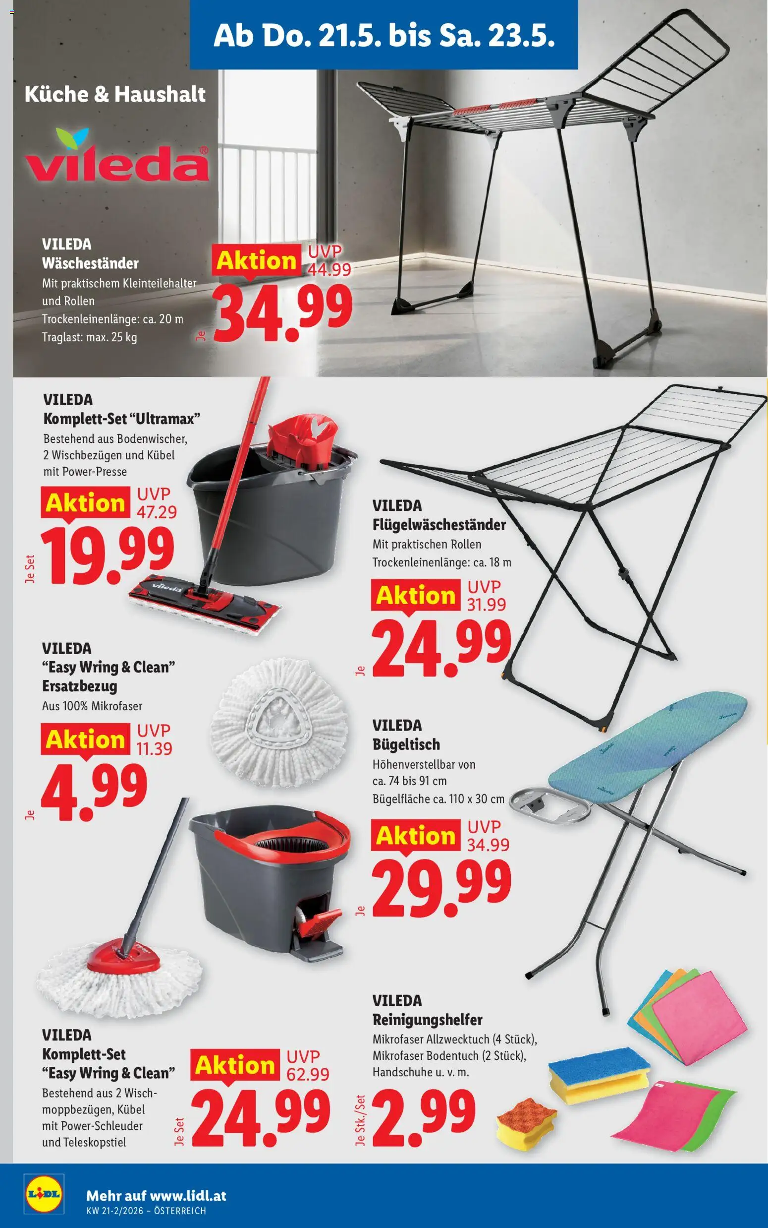 Lidl Flugblatt - Altenmarkt im Pongau, St. Johann im Pongau, Zell am See gültig ab 21.05.2026 | Seite: 26 | Produkte: Handschuhe