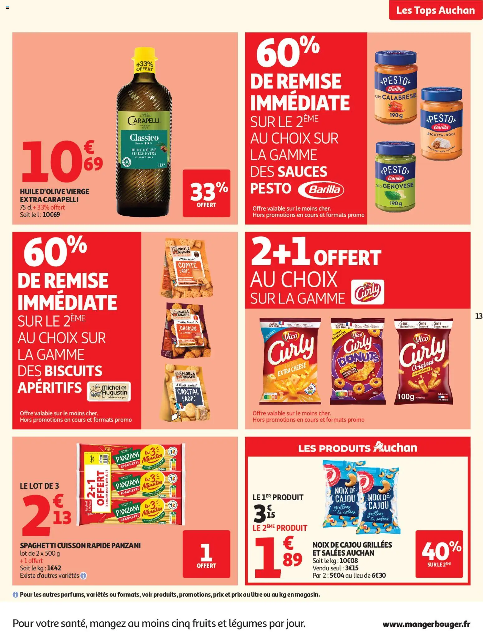 {H1} | Page: 13 | Produits: Cacahuète, Huile d'olive vierge, Huile, Biscuits