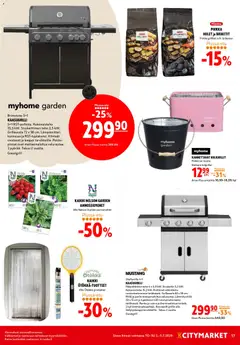 K-Citymarket-mainoslehti voimassa 02/05/2026 alkaen | Sivu: 17 | Tuotteet: Ritilä, Kaappi, Briketit, Hiilet